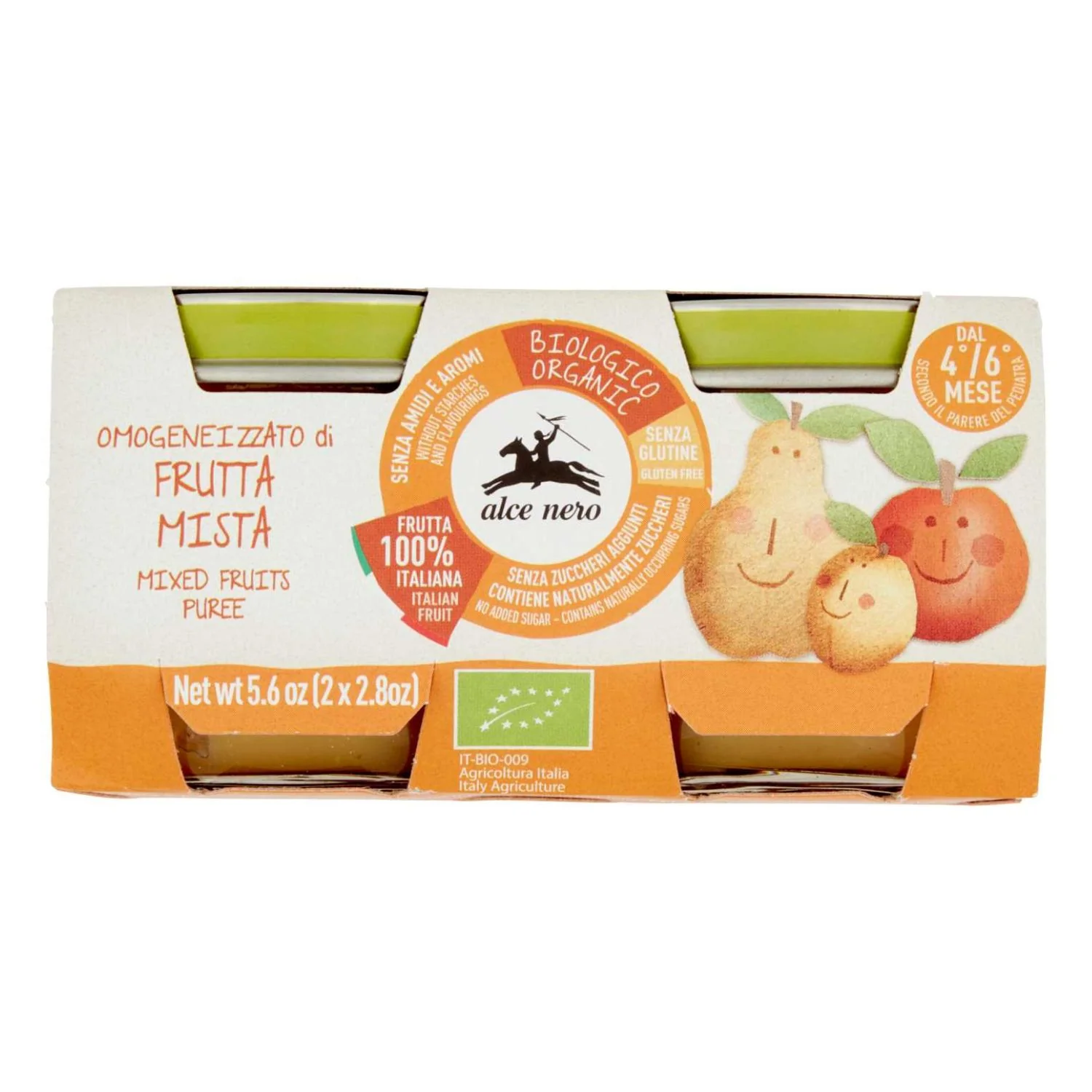Alce Nero - Omogeneizzato Biologico Frutta: Confezione 2x80 gr - Image 3