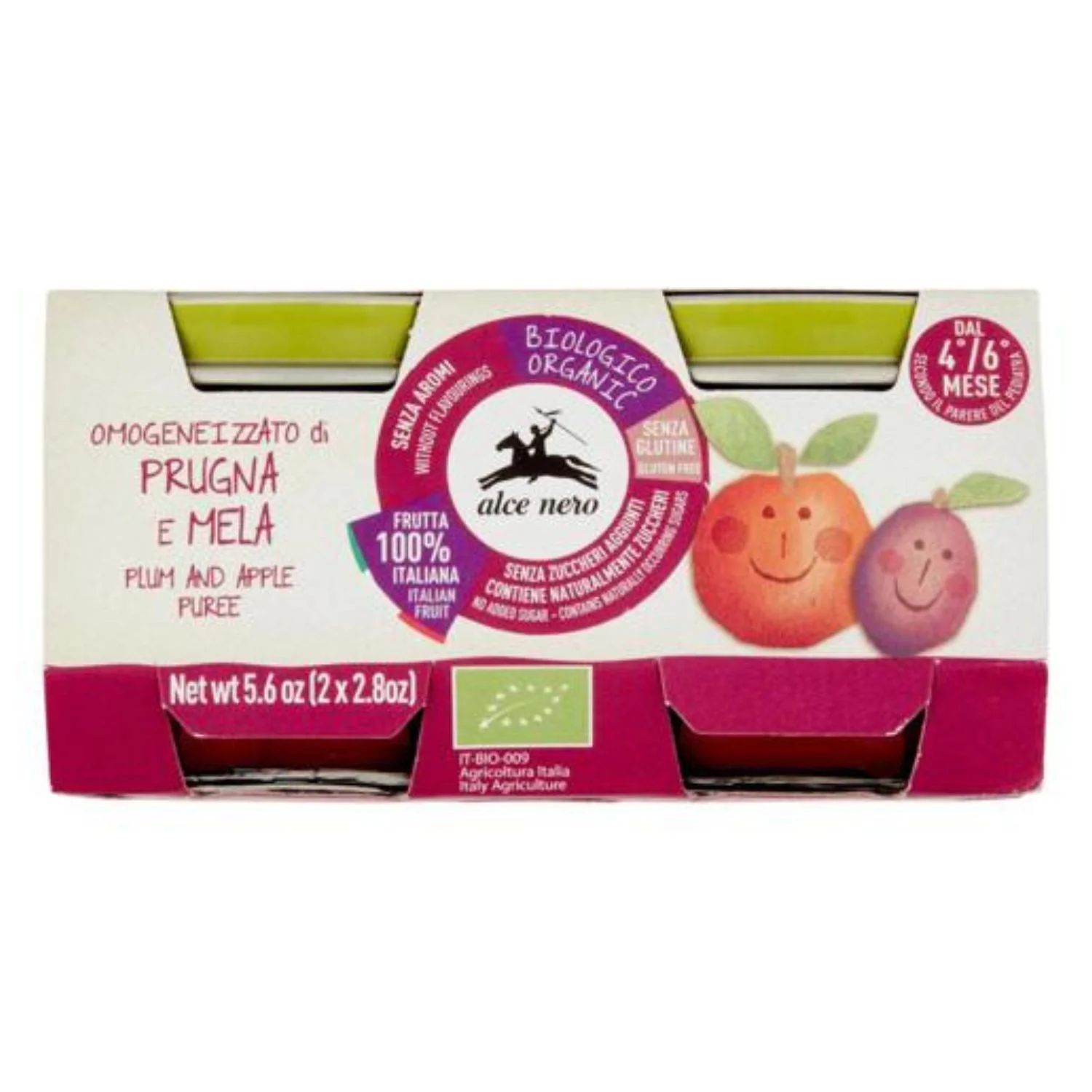Alce Nero - Omogeneizzato Biologico Frutta: Confezione 2x80 gr - Image 6