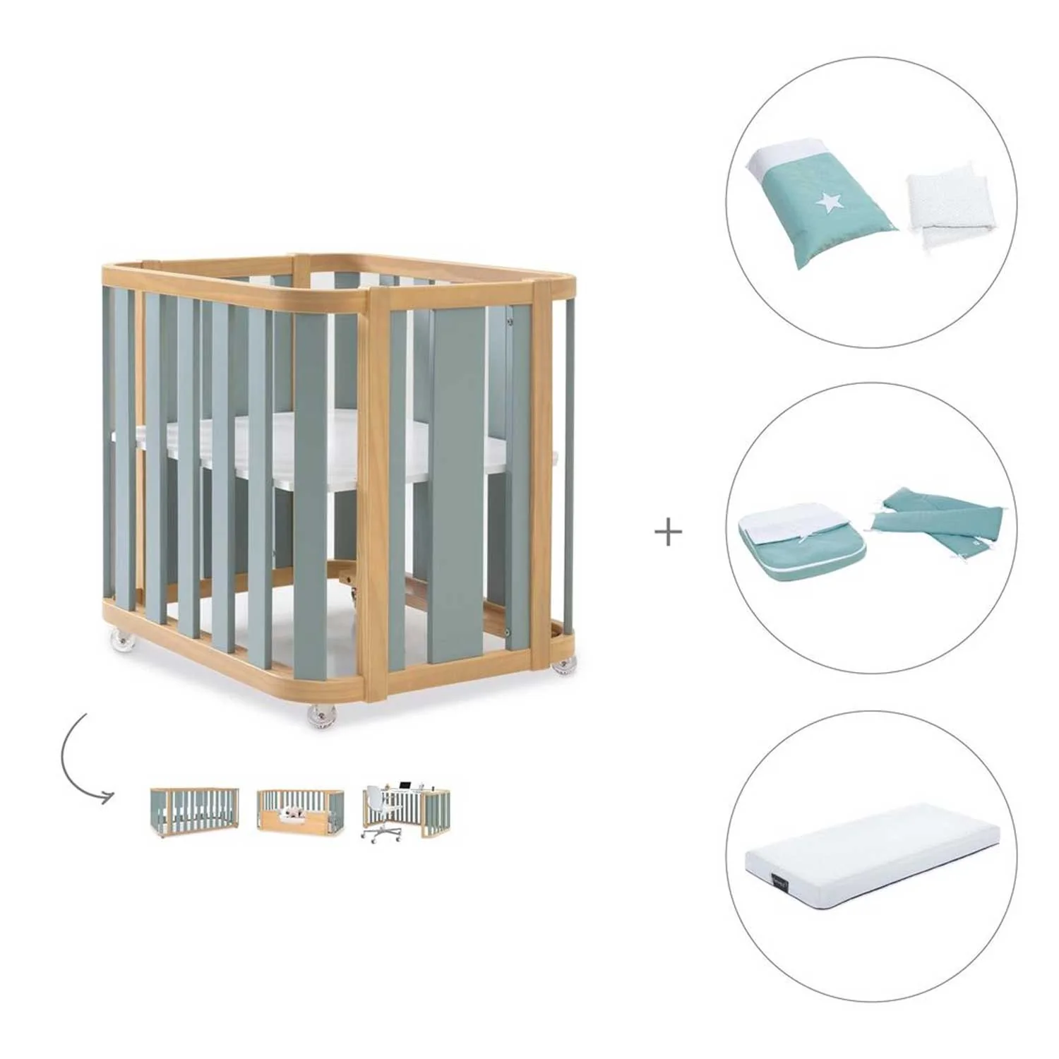 Alondra - Crea Plus 3 Pack 4in1 + Materasso + Tessile - Image 11