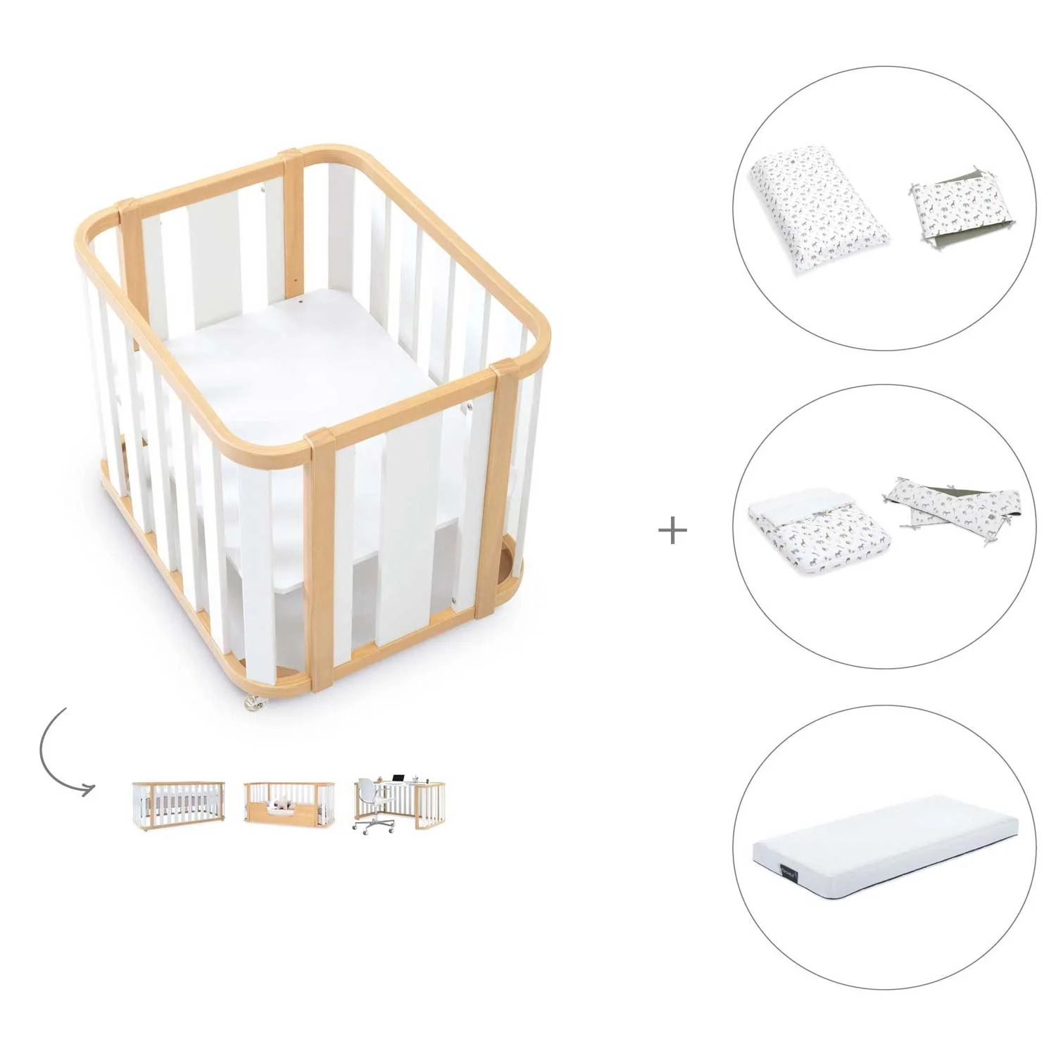 Alondra - Crea Plus 3 Pack 4in1 + Materasso + Tessile - Image 13