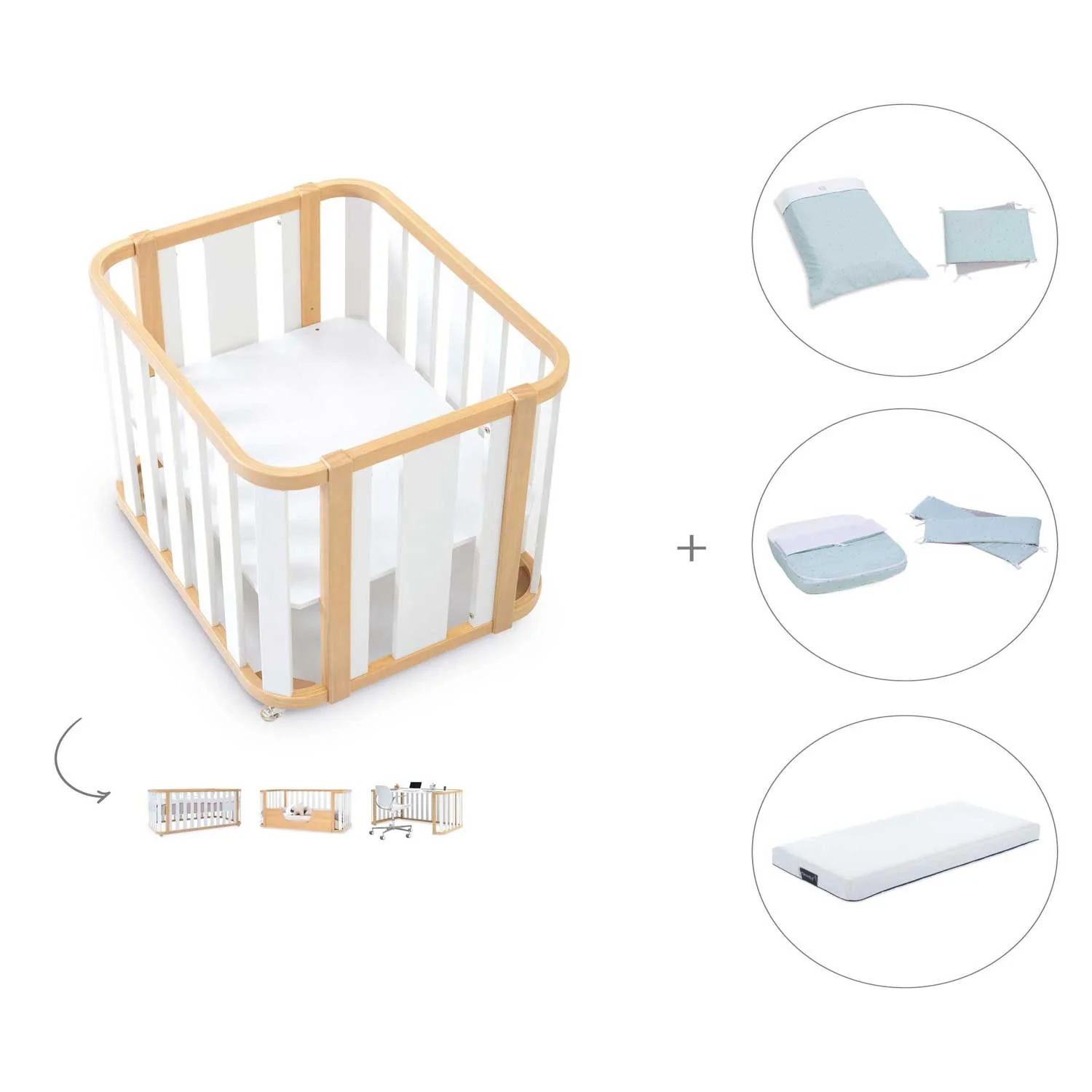 Alondra - Crea Plus 3 Pack 4in1 + Materasso + Tessile - Image 14