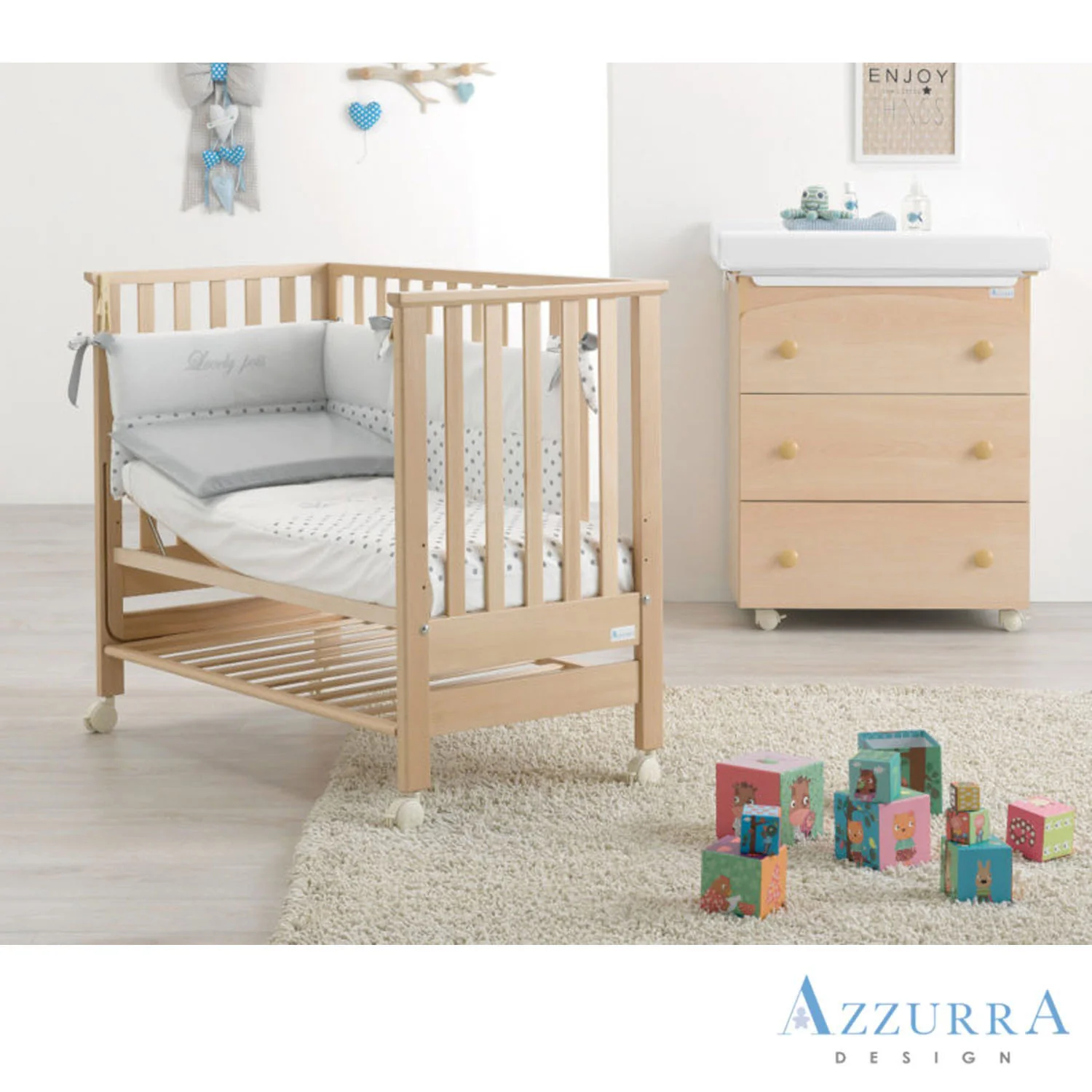 Azzurra Design - Lettino Culla co-sleeping Contact Materasso Compreso - Image 4