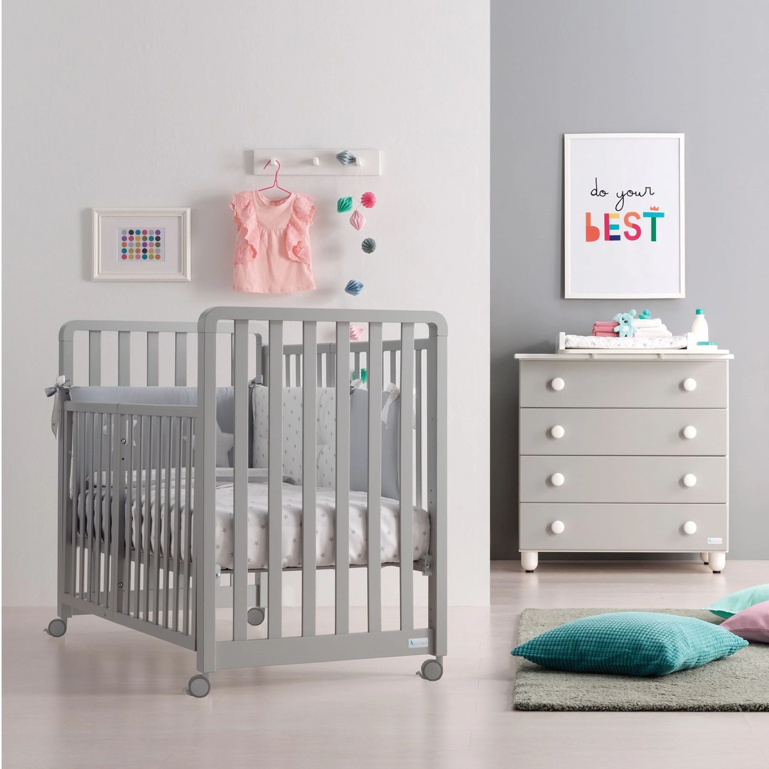 Azzurra Design - Lettino Glam 9 In 1 + Materasso + Completo Piumone Glam - Image 5