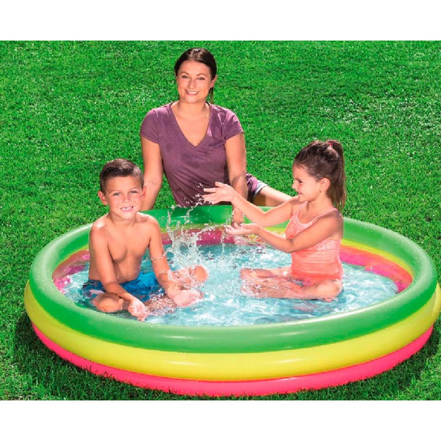 Bestway - Piscina Gonfiabile Colorata 152 x 30 cm - Image 4