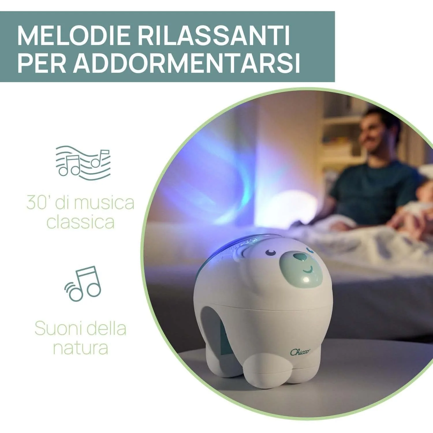 Chicco - First Dreams Proiettore Orso Polare - Image 5