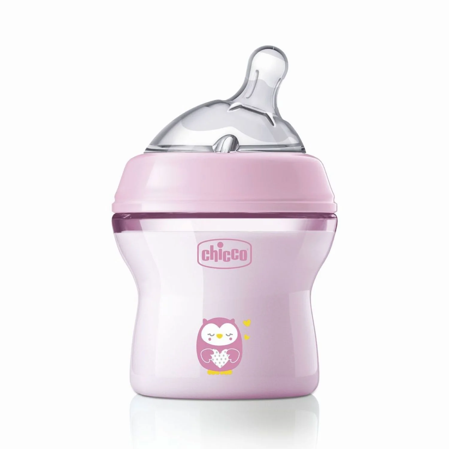 Chicco - NaturalFeeling Biberon Vetro Chicco 0M+ 150ML Flusso Lento - Image 2