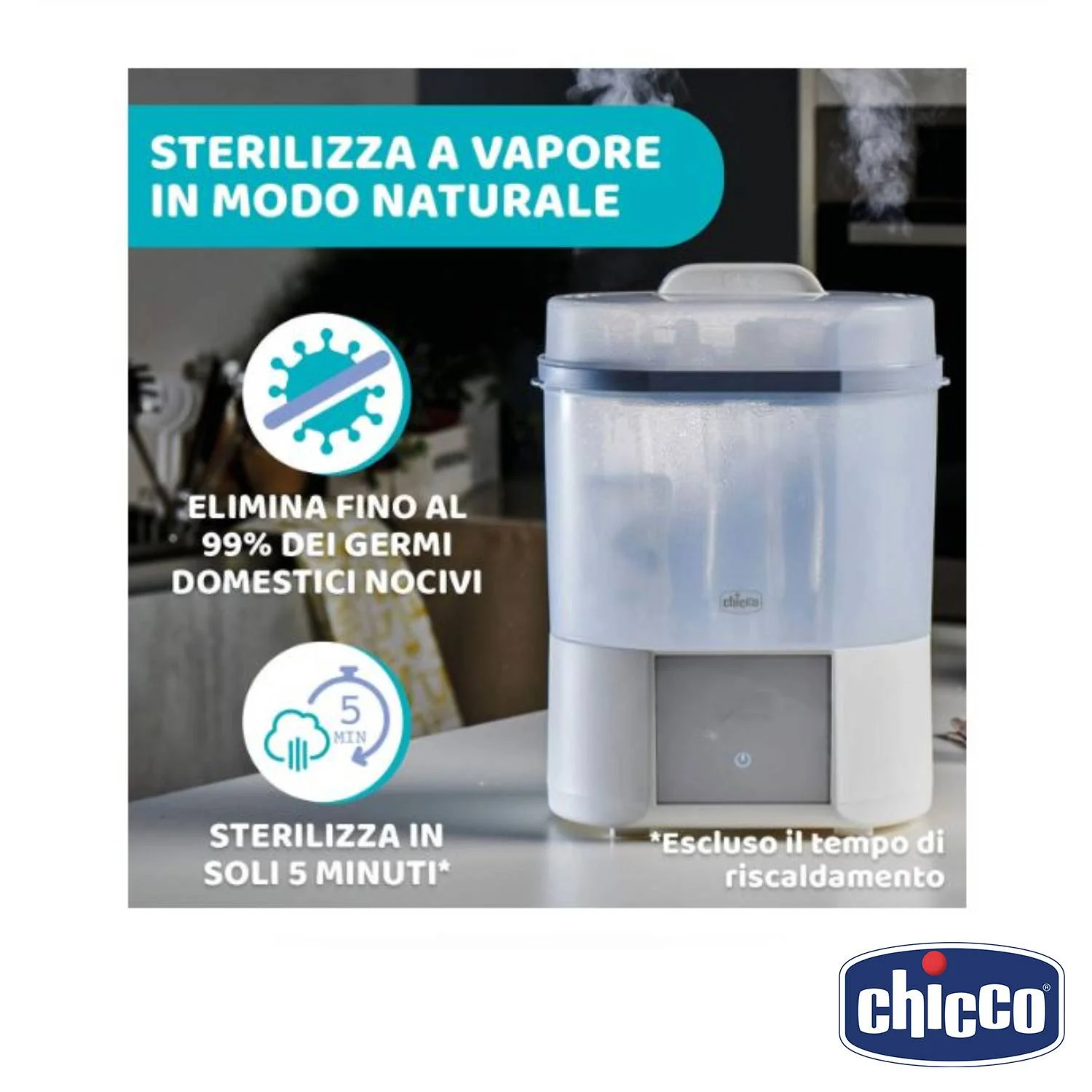 Chicco - Sterilizzatore con asciugatura - Image 5