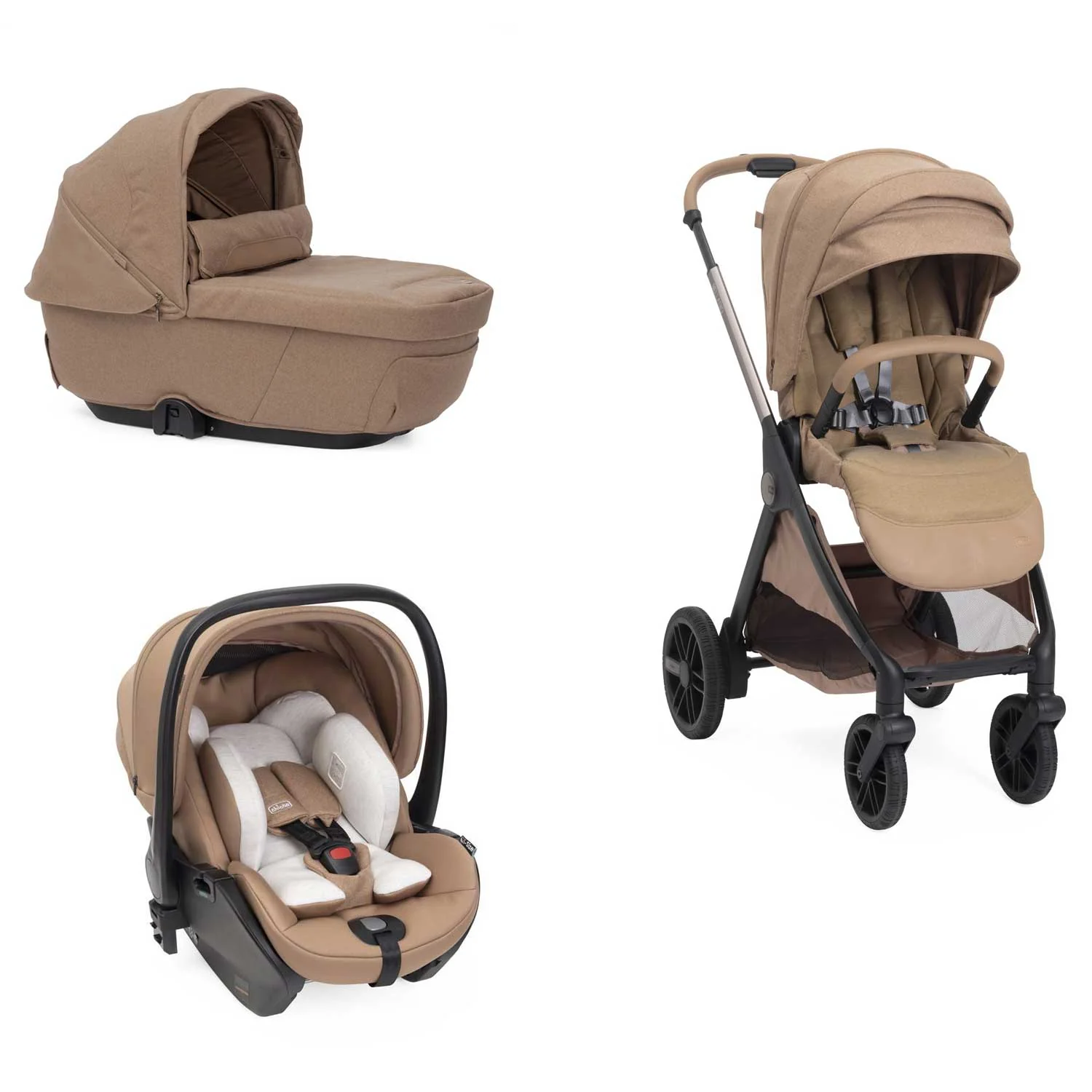 Chicco - Trio Bellagio 2.0 Comfort Con Seggiolino Auto First Seat Recline - Image 2