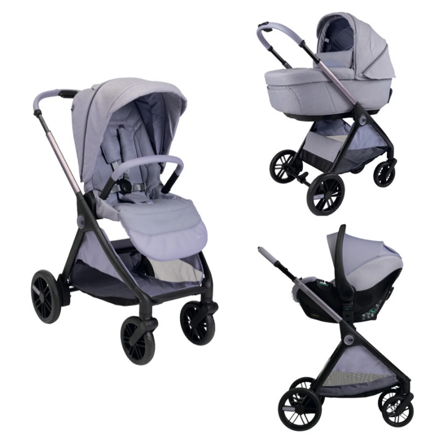 Chicco - Trio Bellagio Comfort Con Seggiolino Auto Kory Isize Plus - Image 15