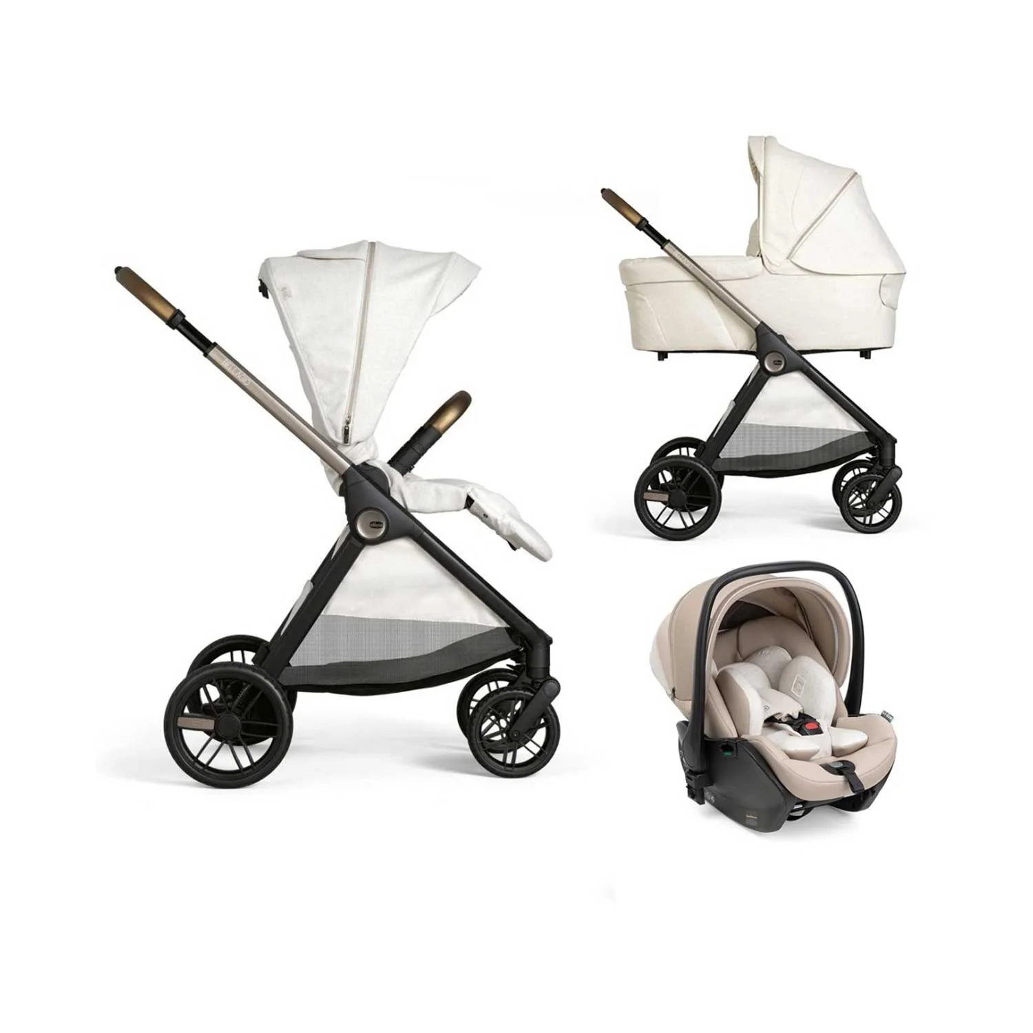 Chicco - Trio Bellagio Flexi Con Seggiolino Auto First Seat Recline Isize