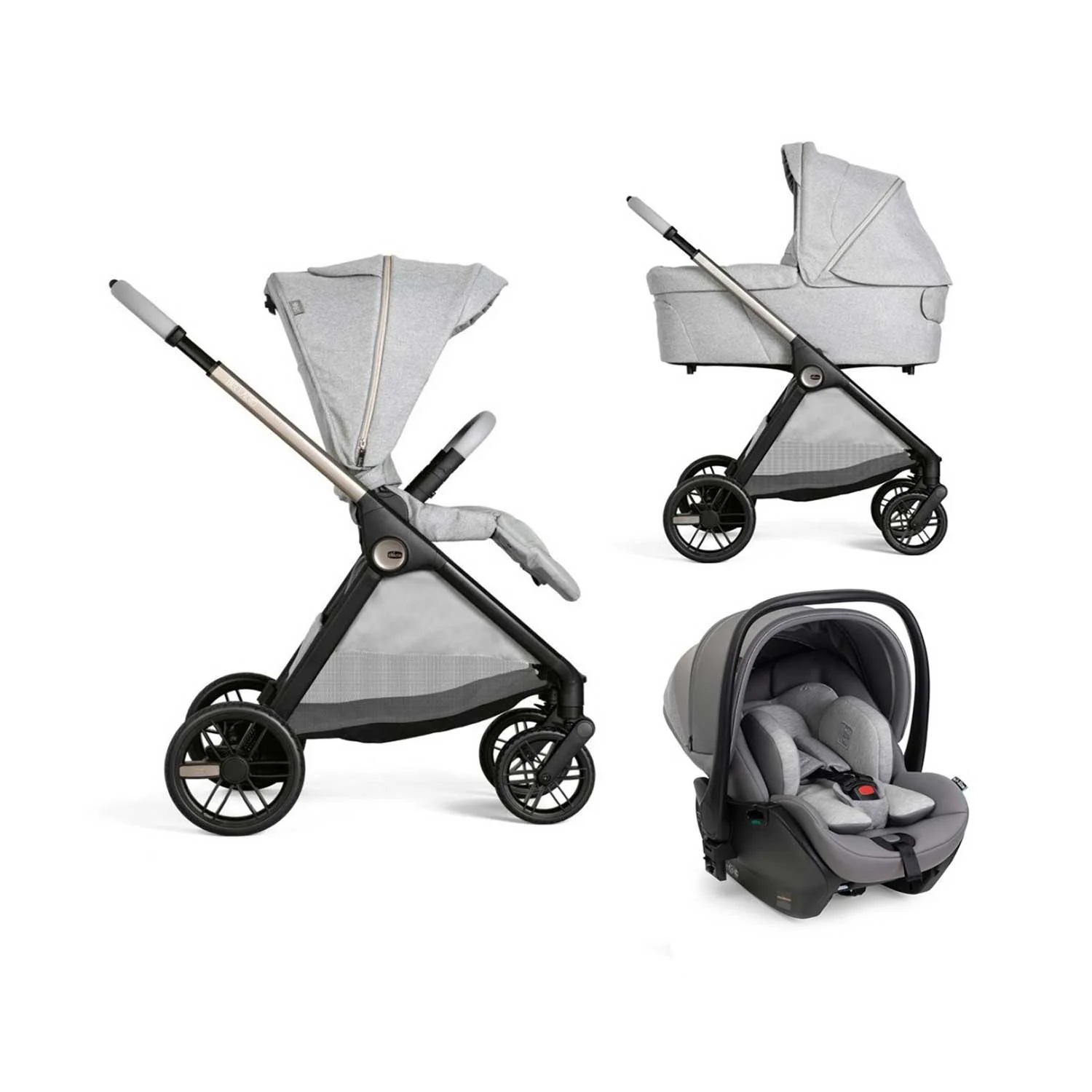 Chicco - Trio Bellagio Flexi Con Seggiolino Auto First Seat Recline Isize - Image 13