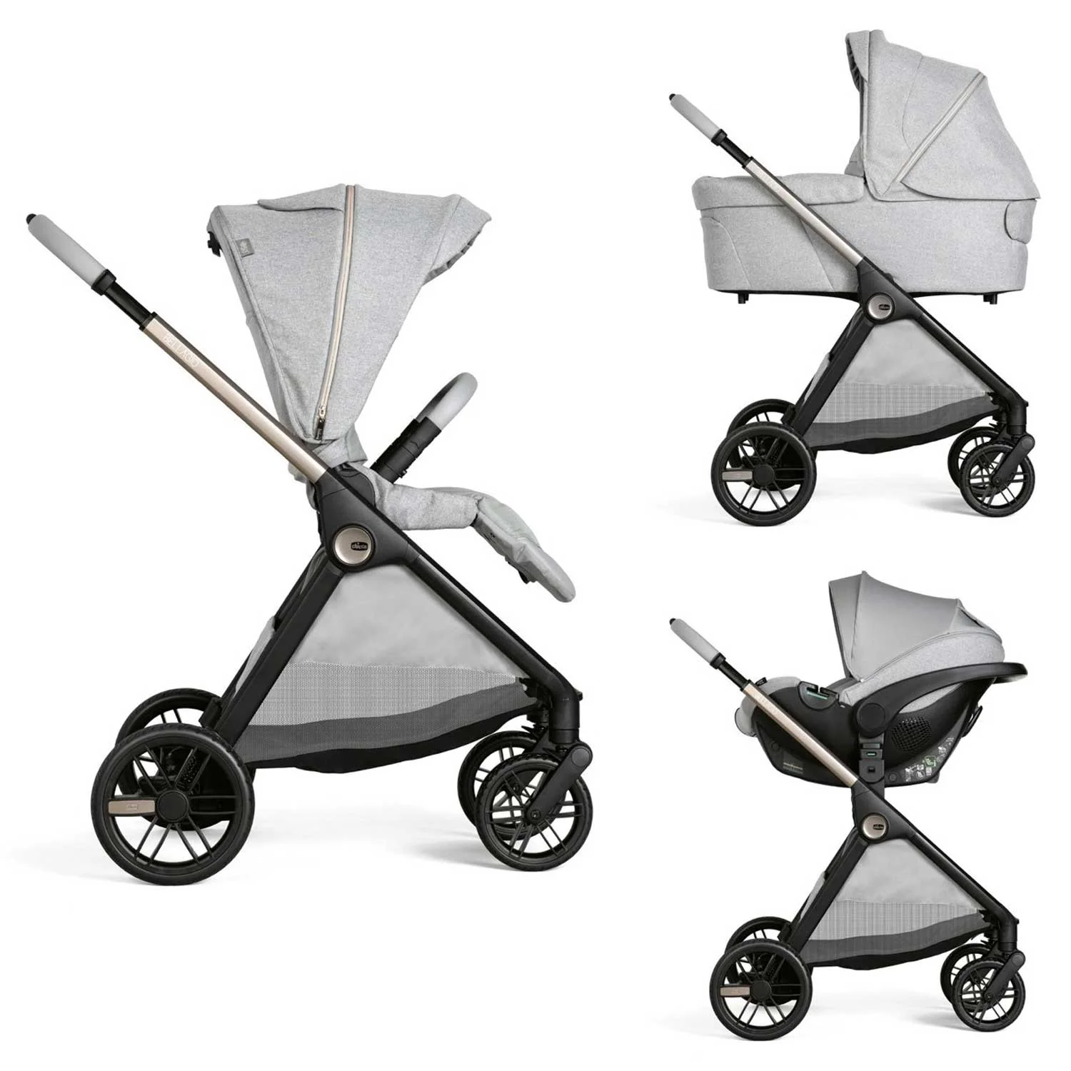 Chicco - Trio Bellagio Flexi Con Seggiolino Auto Kory Isize Plus - Image 16