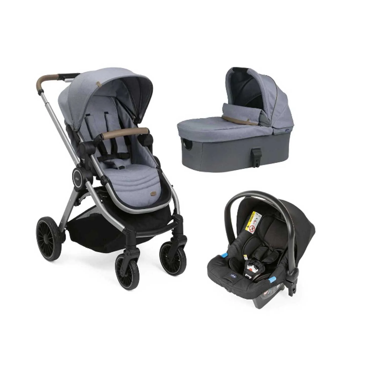 Chicco - Trio Best Friend Pro Light + Seggiolino Auto Kory Isize R129 - Image 11