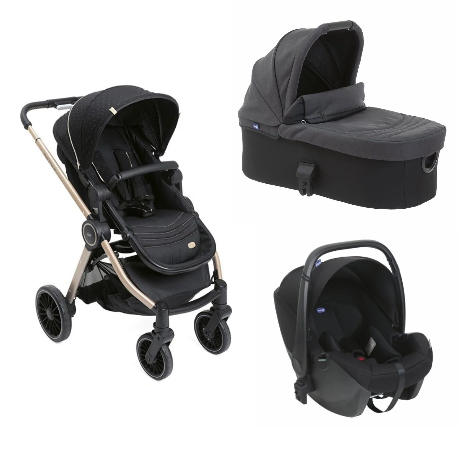Chicco - Trio Best Friend Pro Light + Seggiolino Auto Kory Isize R129 - Image 12
