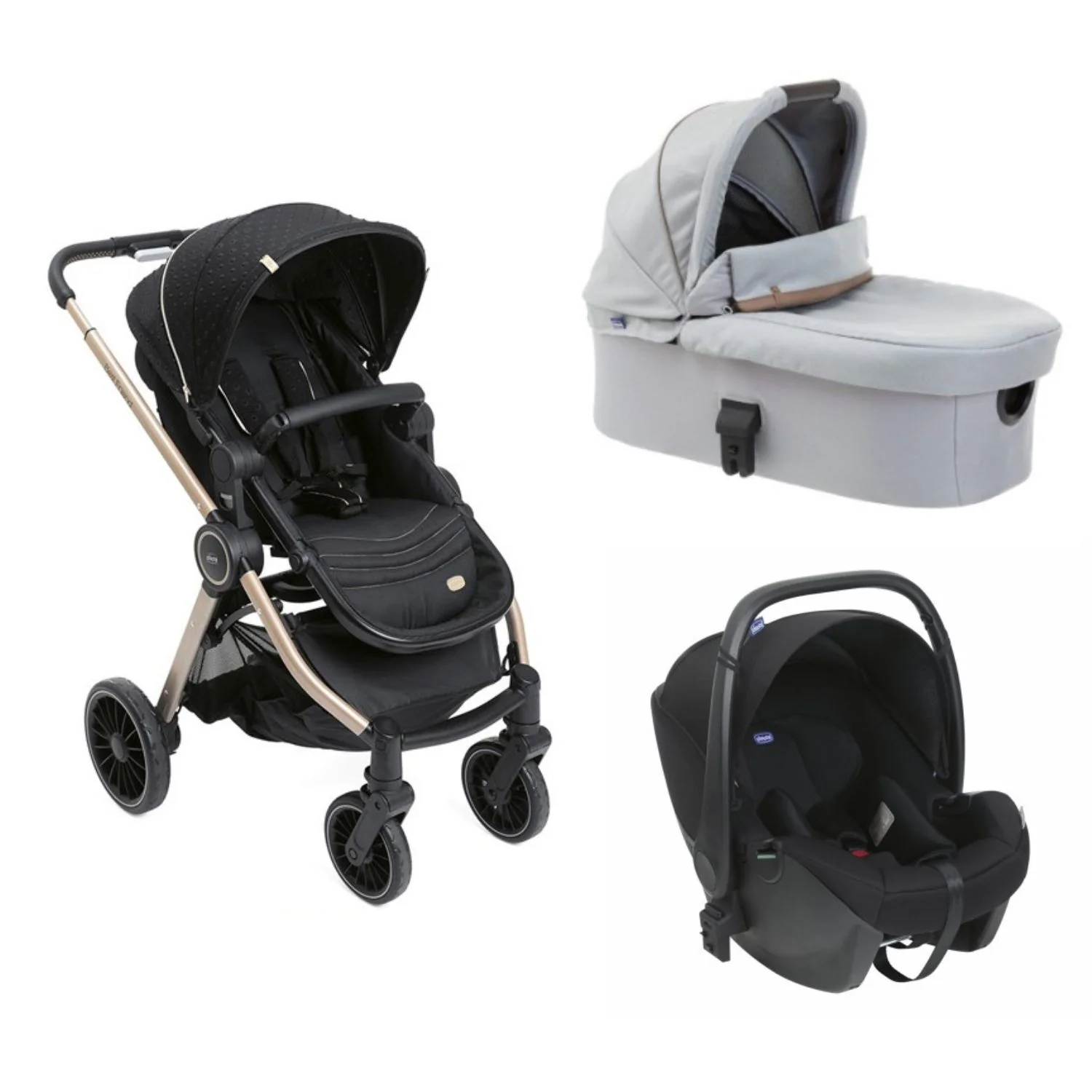 Chicco - Trio Best Friend Pro Light + Seggiolino Auto Kory Isize R129 - Image 14