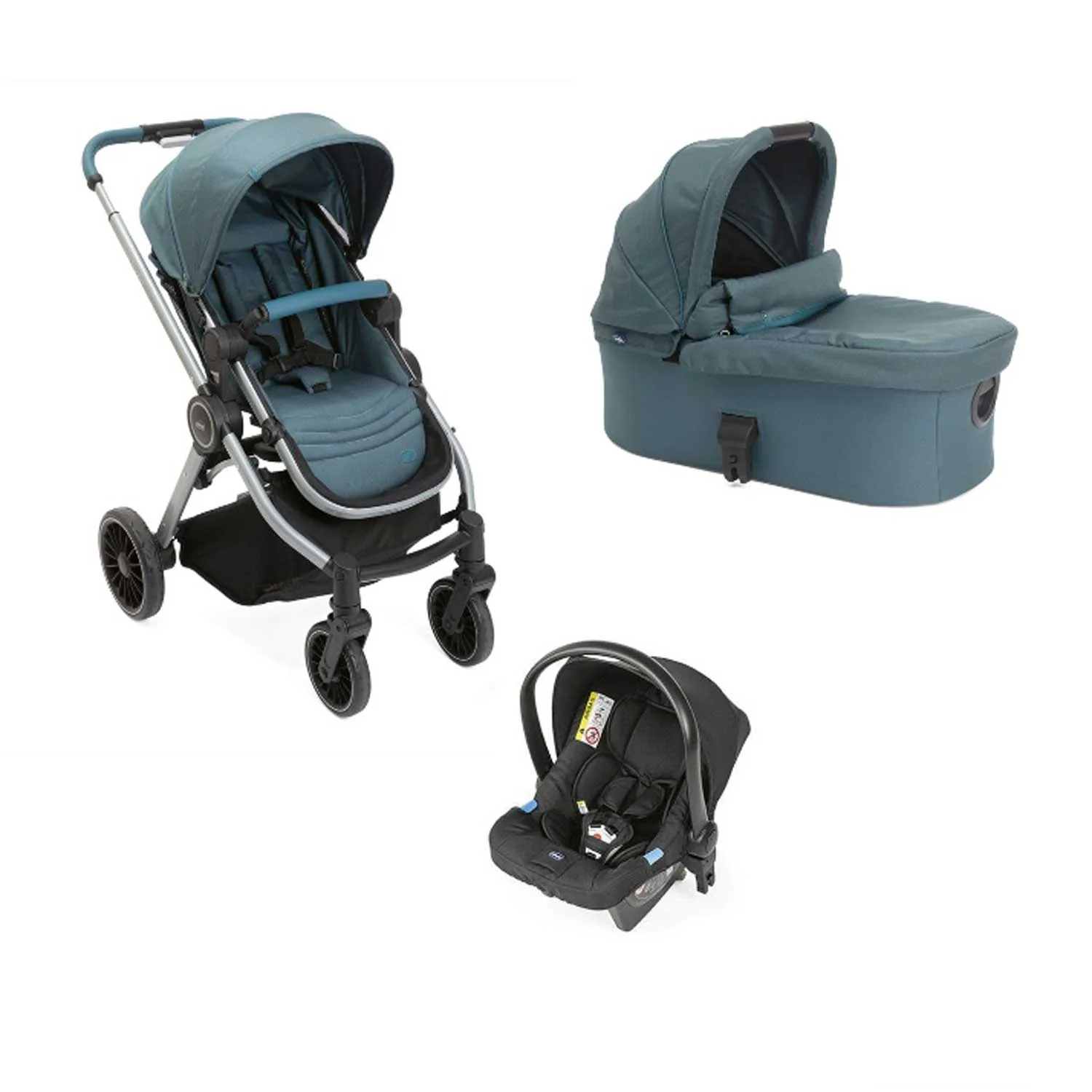 Chicco - Trio Best Friend Pro Light + Seggiolino Auto Kory Isize R129 - Image 2