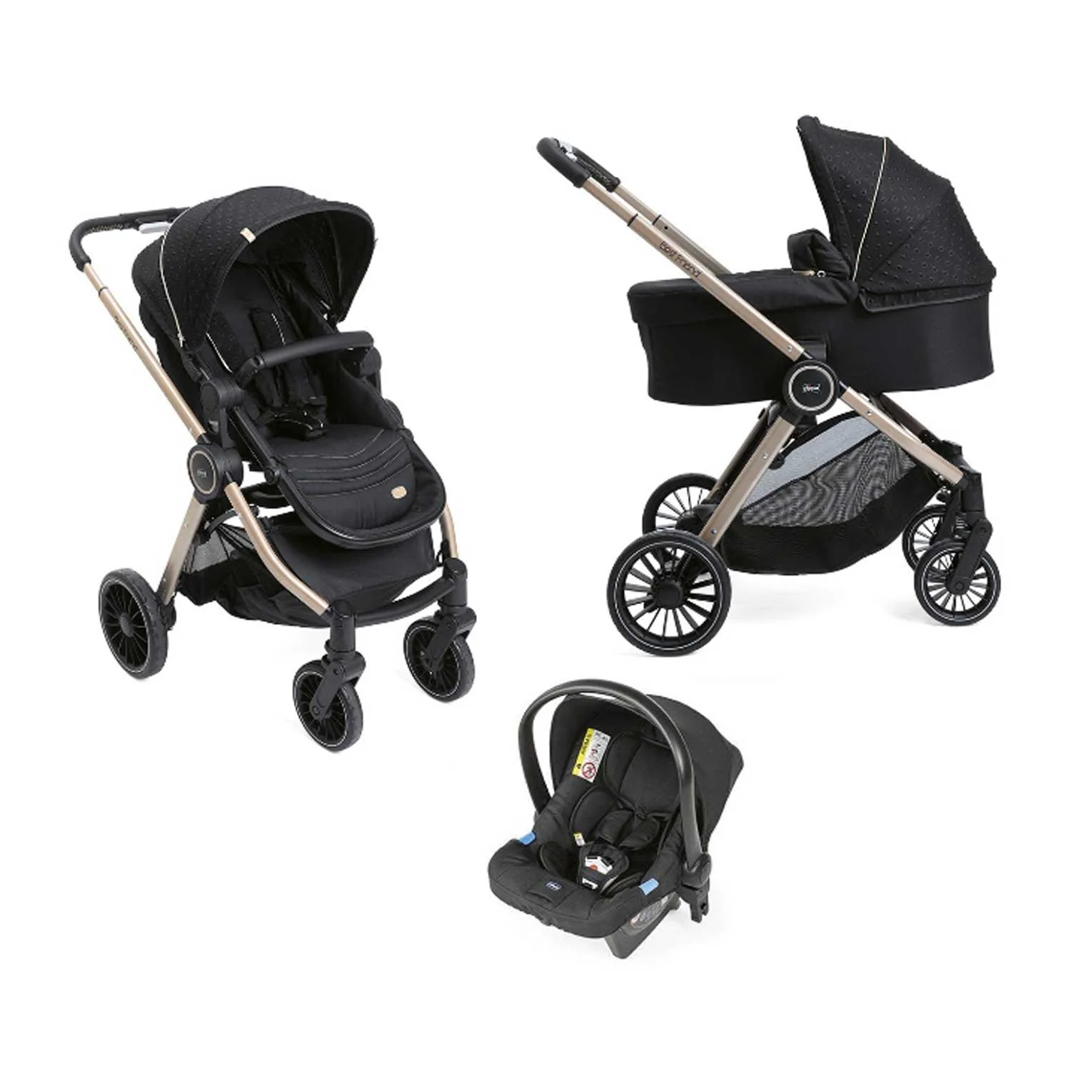 Chicco - Trio Best Friend Pro Light + Seggiolino Auto Kory Isize R129 - Image 3
