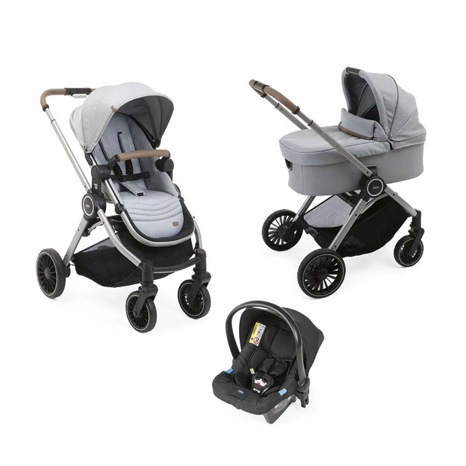 Chicco - Trio Best Friend Pro Light + Seggiolino Auto Kory Isize R129 - Image 4