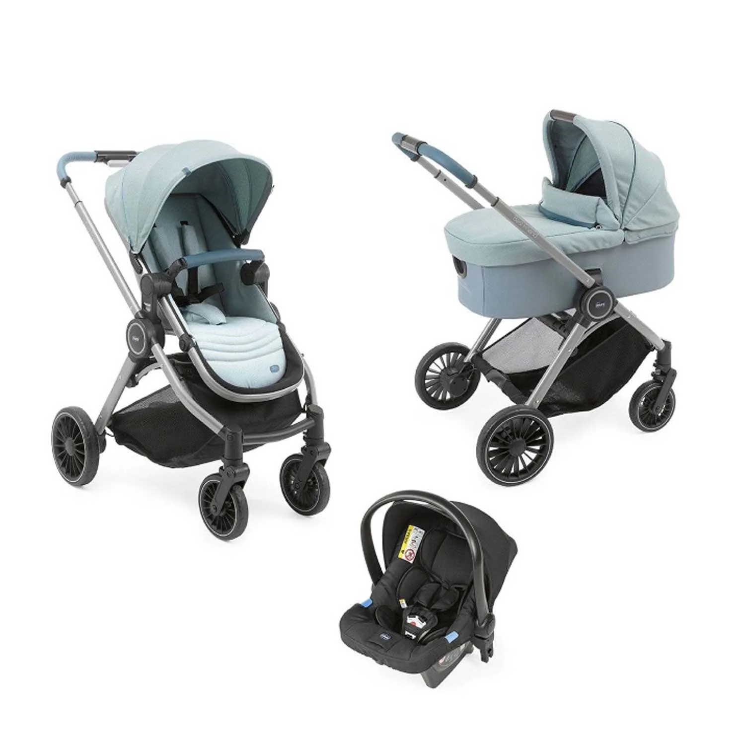 Chicco - Trio Best Friend Pro Light + Seggiolino Auto Kory Isize R129 - Image 6