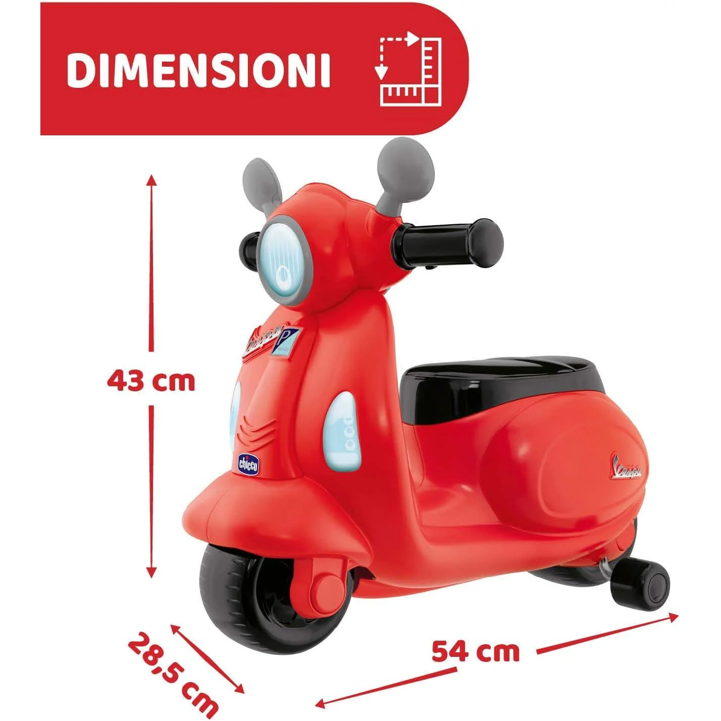 Chicco - Vespa Primavera Cavalcabile Evolutivo - Image 10