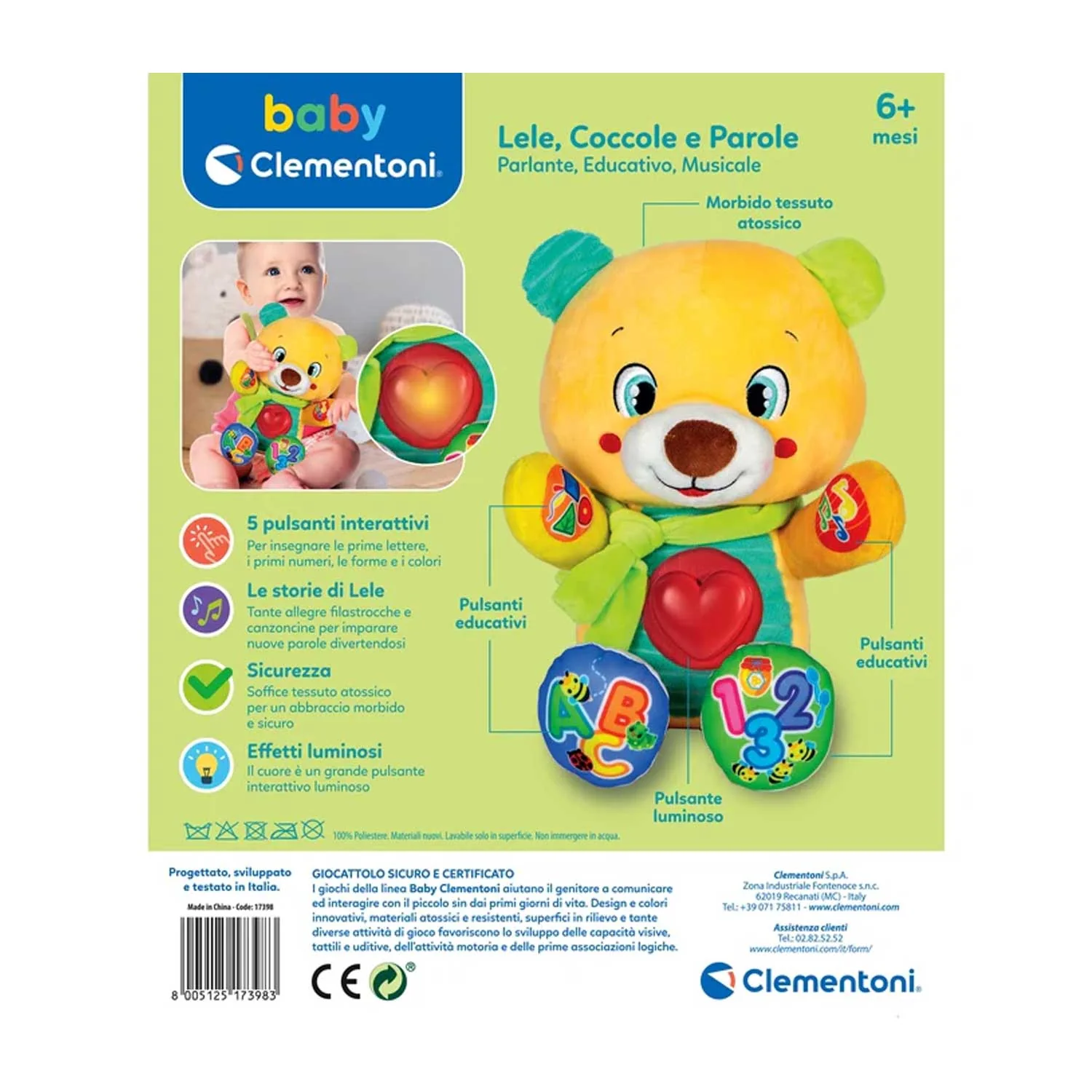 Clementoni - Baby Lele Coccole E Parole 17965 - Image 2