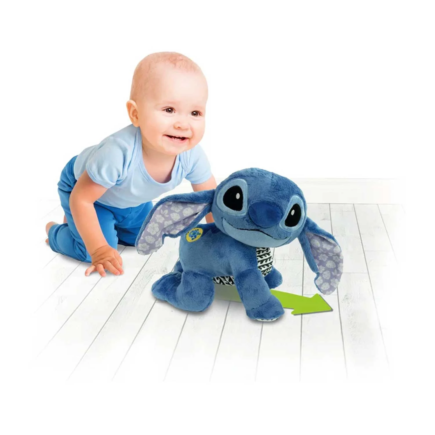 Clementoni - Baby Walt Disney Stitch Gattona Con Me 17537 - Image 3