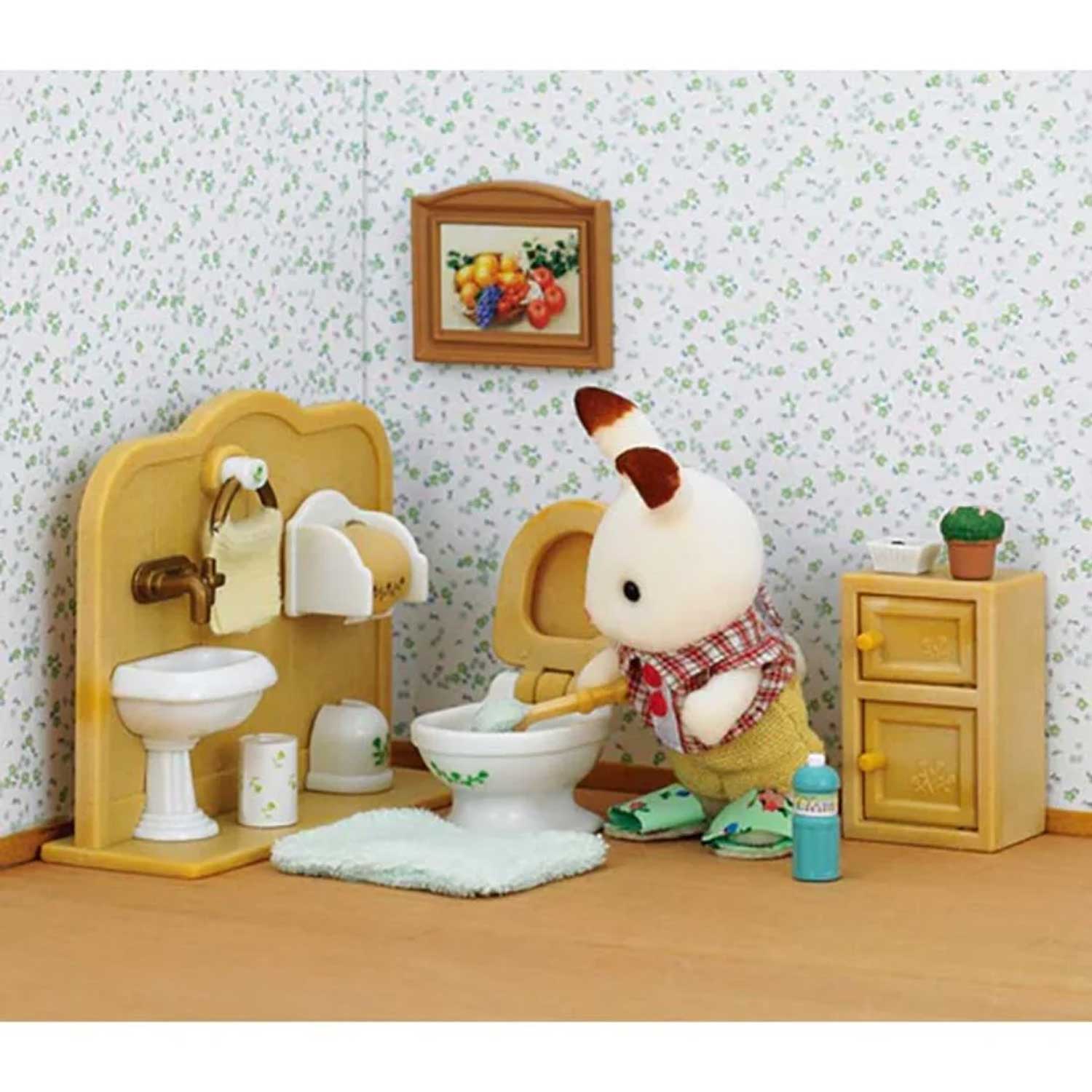 Epoch - Sylvanian Families: Fratello Coniglio Cioccolato E Bagno - Image 3