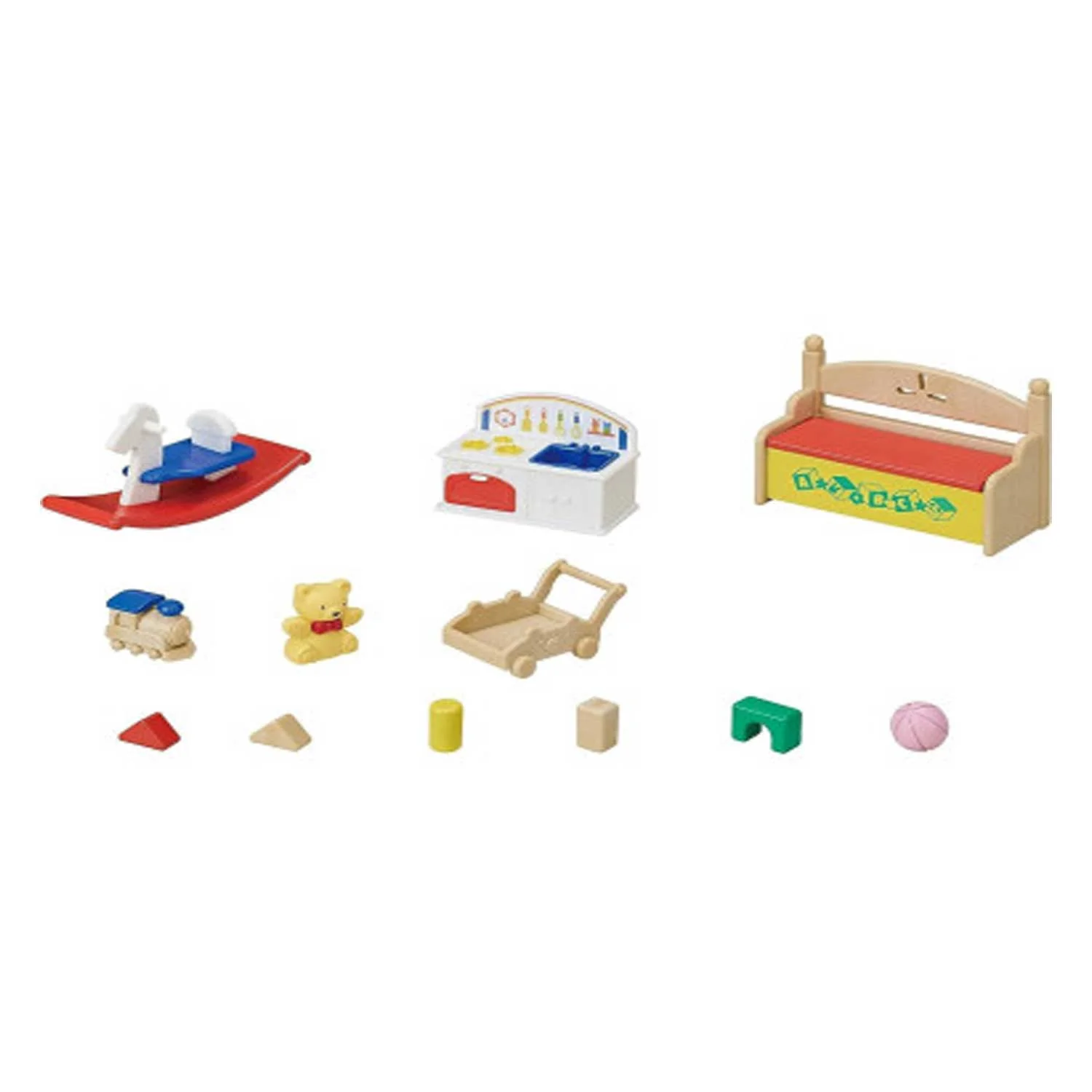 Epoch - Sylvanian Families: Scatola Dei Giochi Per Bebè Coniglio Neve E Bebè Panda - Image 4