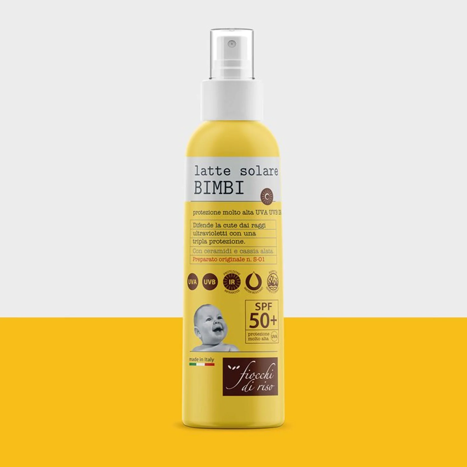 Fiocchi Di Riso - Latte Solare Spray Bimbi 50 + 140 ML