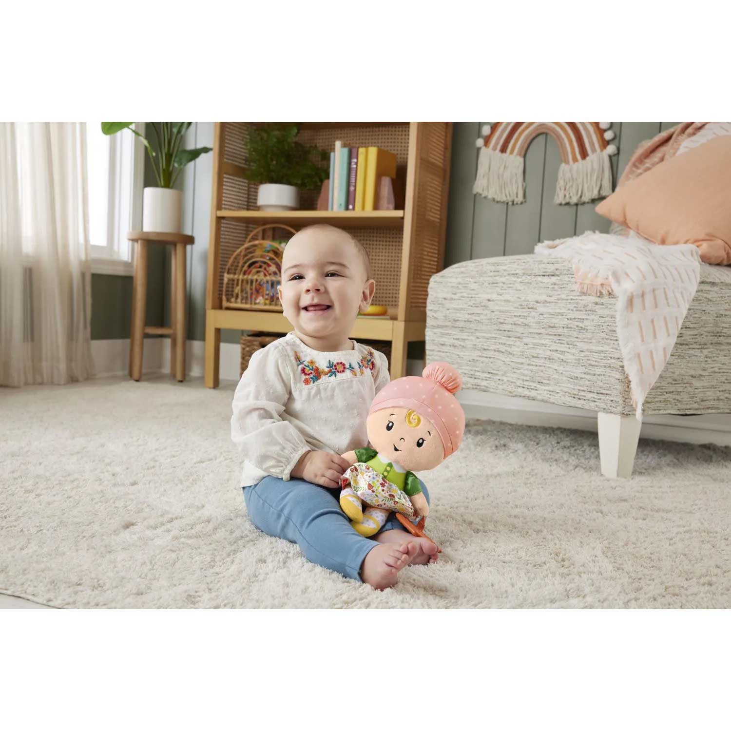 Fisher Price - Bambolina Coccole E Abbracci HXK44 - Image 7