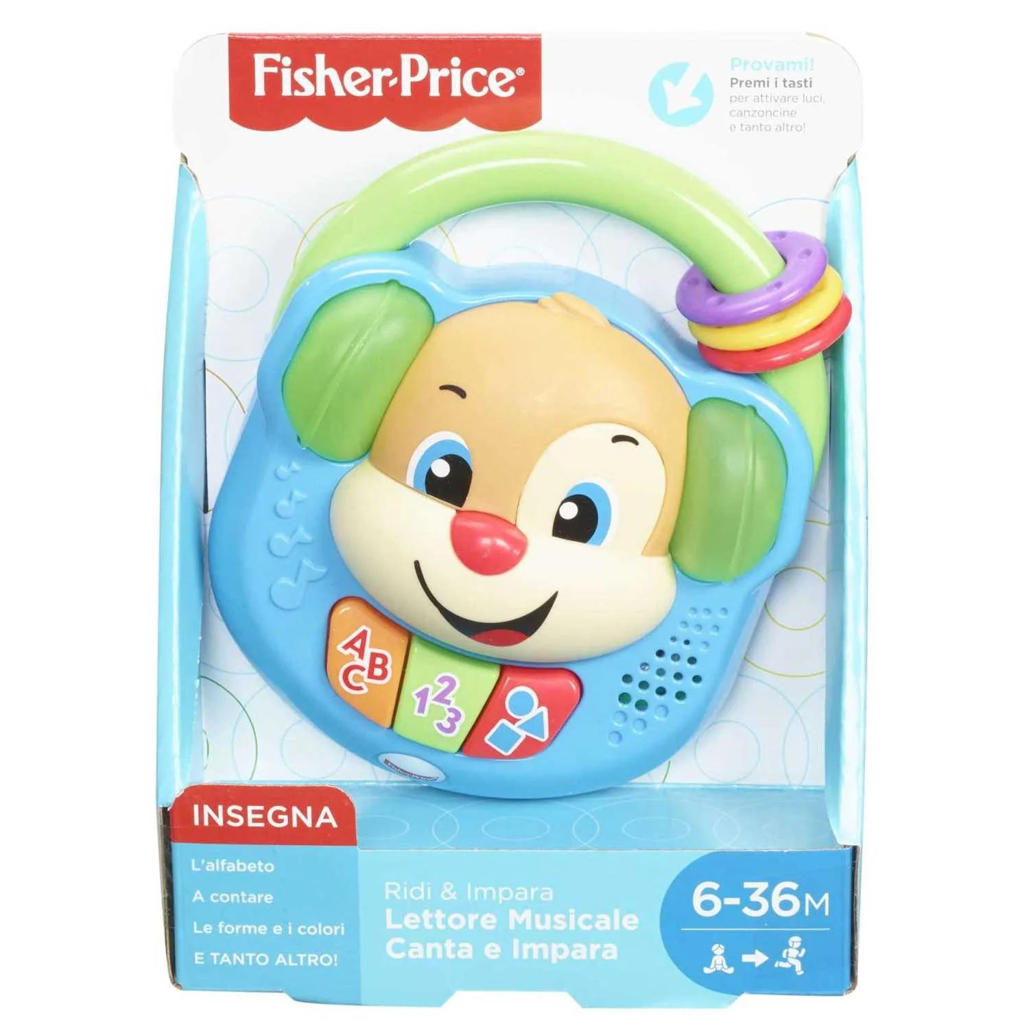 Fisher Price - Lettore Musicale Canta e Impara: Ridi & Impara FPV06 - Image 3