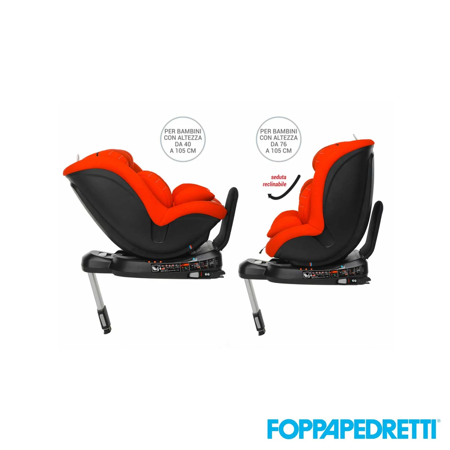 Foppapedretti - Seggiolino Auto Logik  i-Size 40-105 cm - Image 5