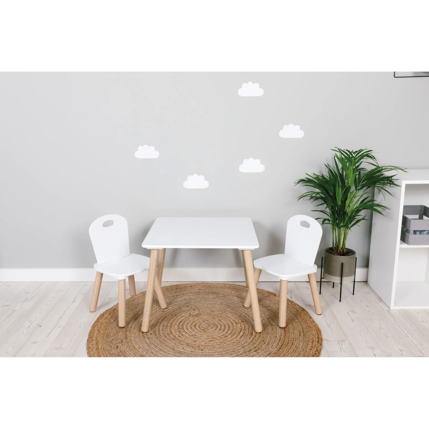 Freeon - Set tavolo in legno con 2 sedie - Image 3