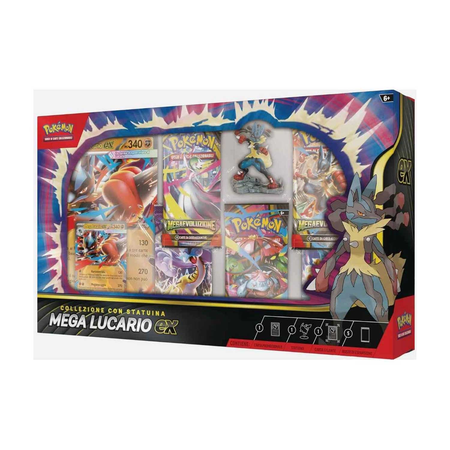 Gamevision - Pokemon Collection Con Statuina Mega Lucario ex