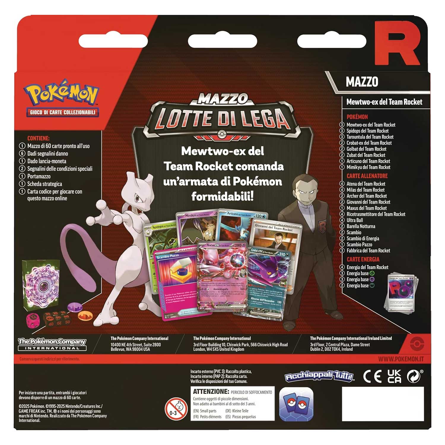 Gamevision - Pokemon Mazzi Lotta Lega - Mewtwo Ex Del Team Rocket - Image 2