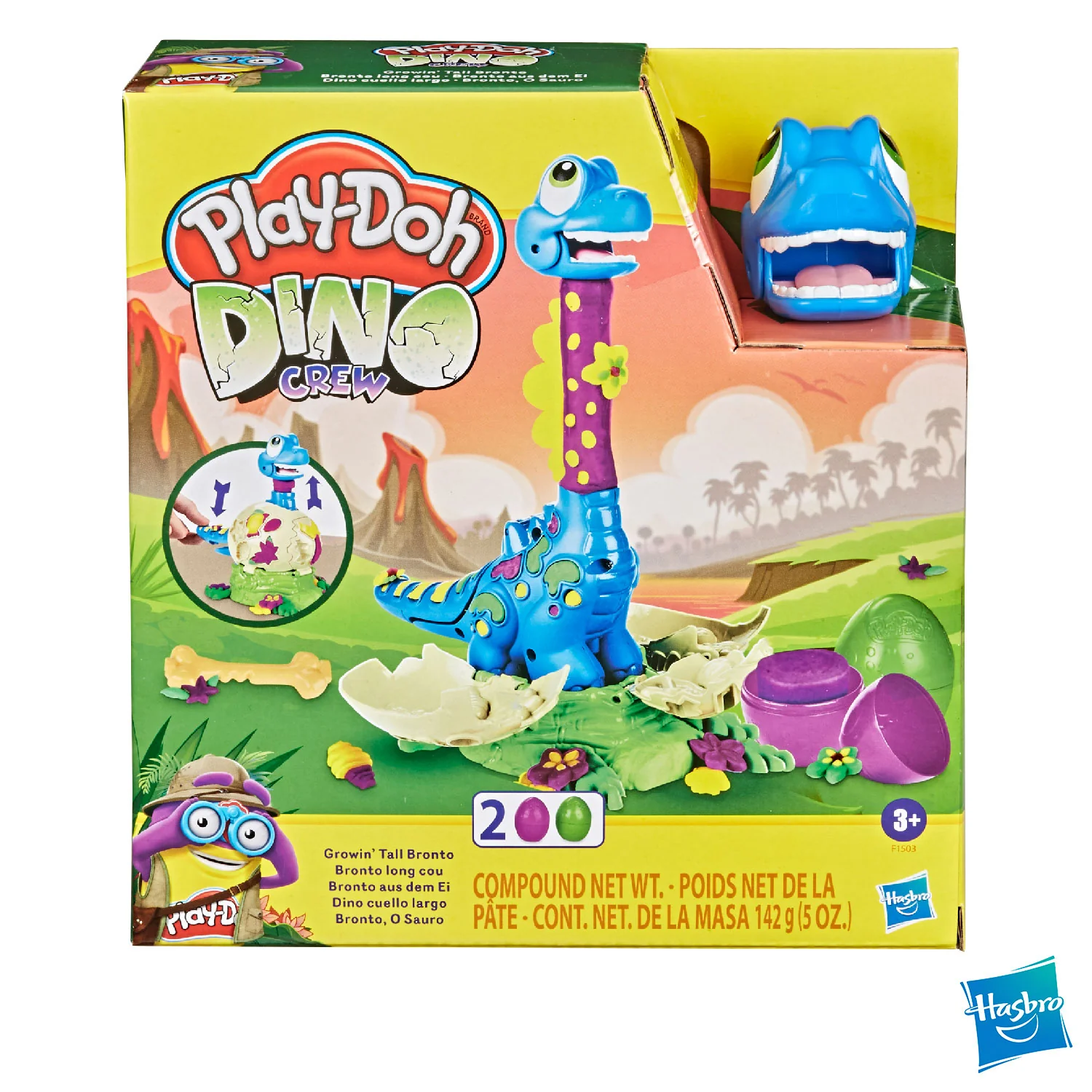Hasbro - Play-Doh Brontosauro Che Scappa F15035L0 - Image 2