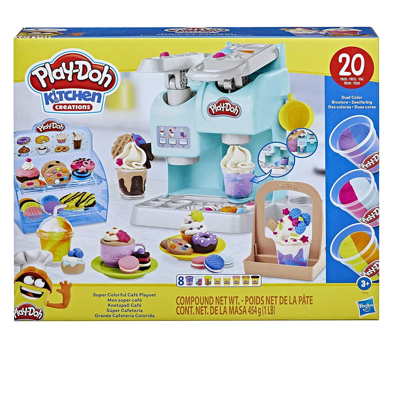 Hasbro - Play-Doh Kitchen Creations La Caffetteria Super Colorata F58365L0 - Image 2