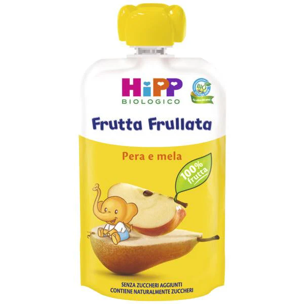 Hipp - Frutta Frullata Pera Mela: Confezione 90 gr