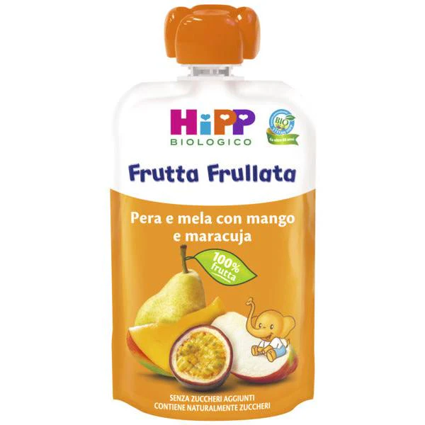Hipp - Frutta Frullata Pera Mela Mango Maracuja: Confezione 90 gr