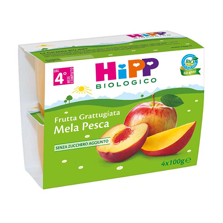 Hipp - Frutta Grattugiata: Confezione 4x100 gr - Image 2