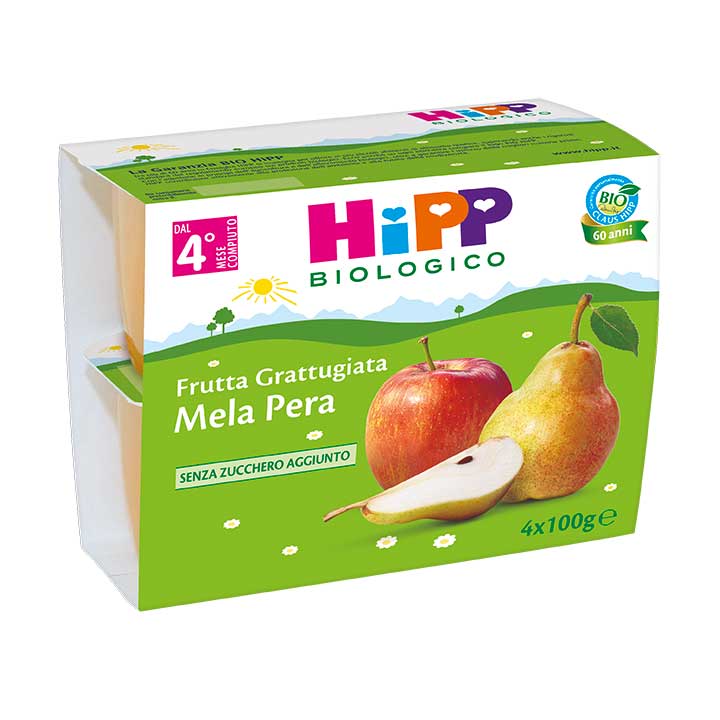 Hipp - Frutta Grattugiata: Confezione 4x100 gr - Image 3