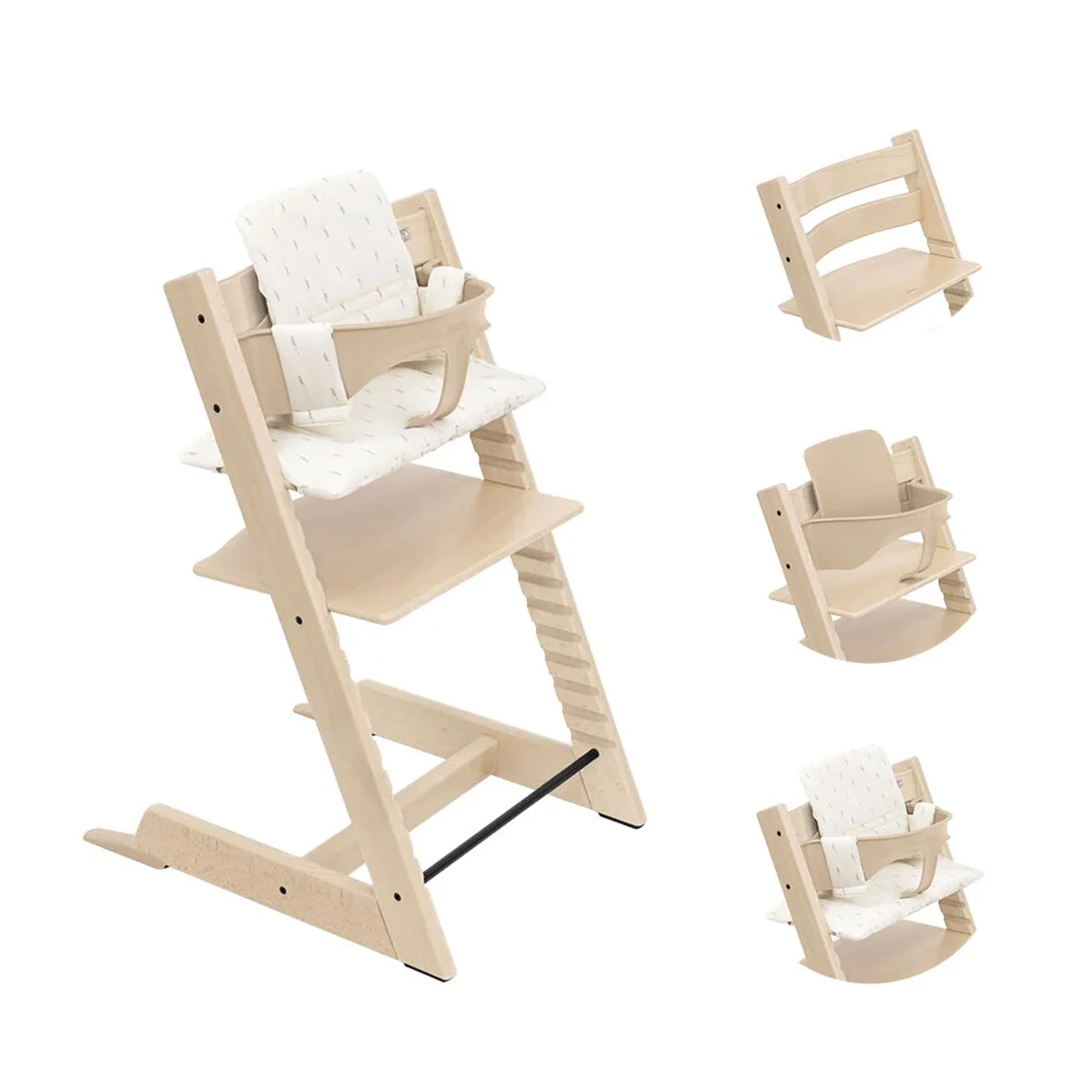 Stokke - Sedia Tripp Trapp + Baby Set + Cuscino