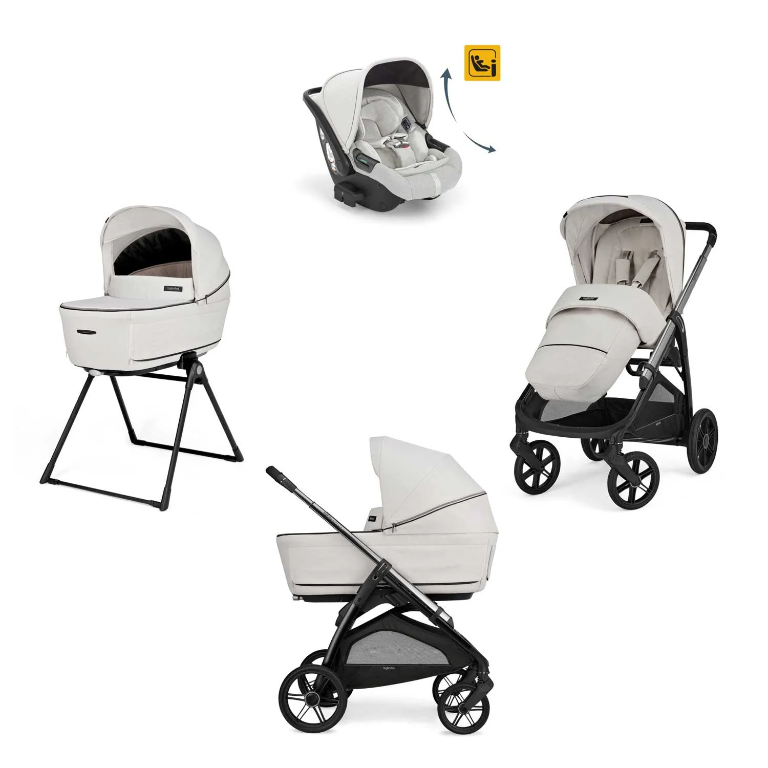 Inglesina - Trio Aptica Con Seggiolino Auto Darwin Recline - Image 10
