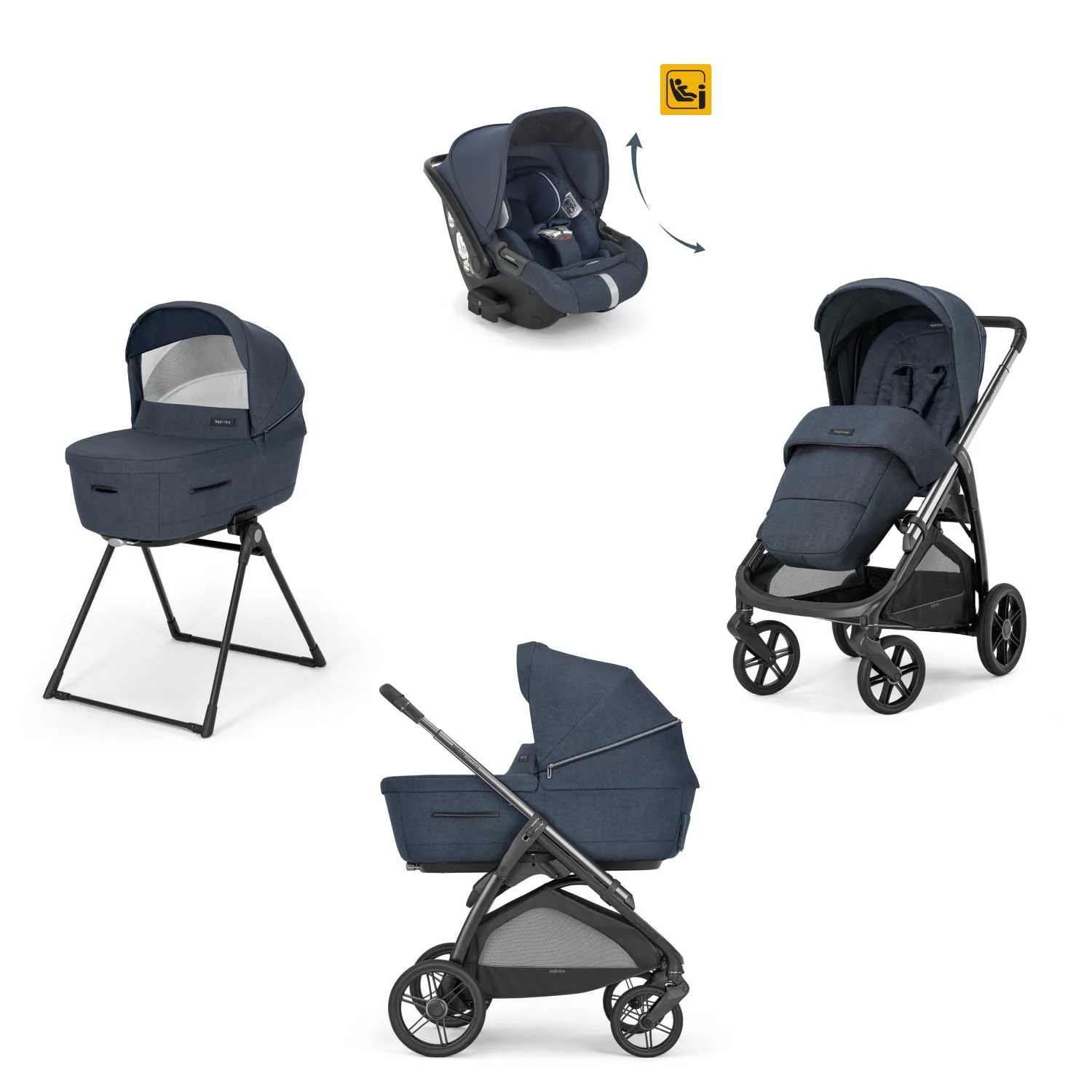 Inglesina - Trio Aptica Con Seggiolino Auto Darwin Recline - Image 8