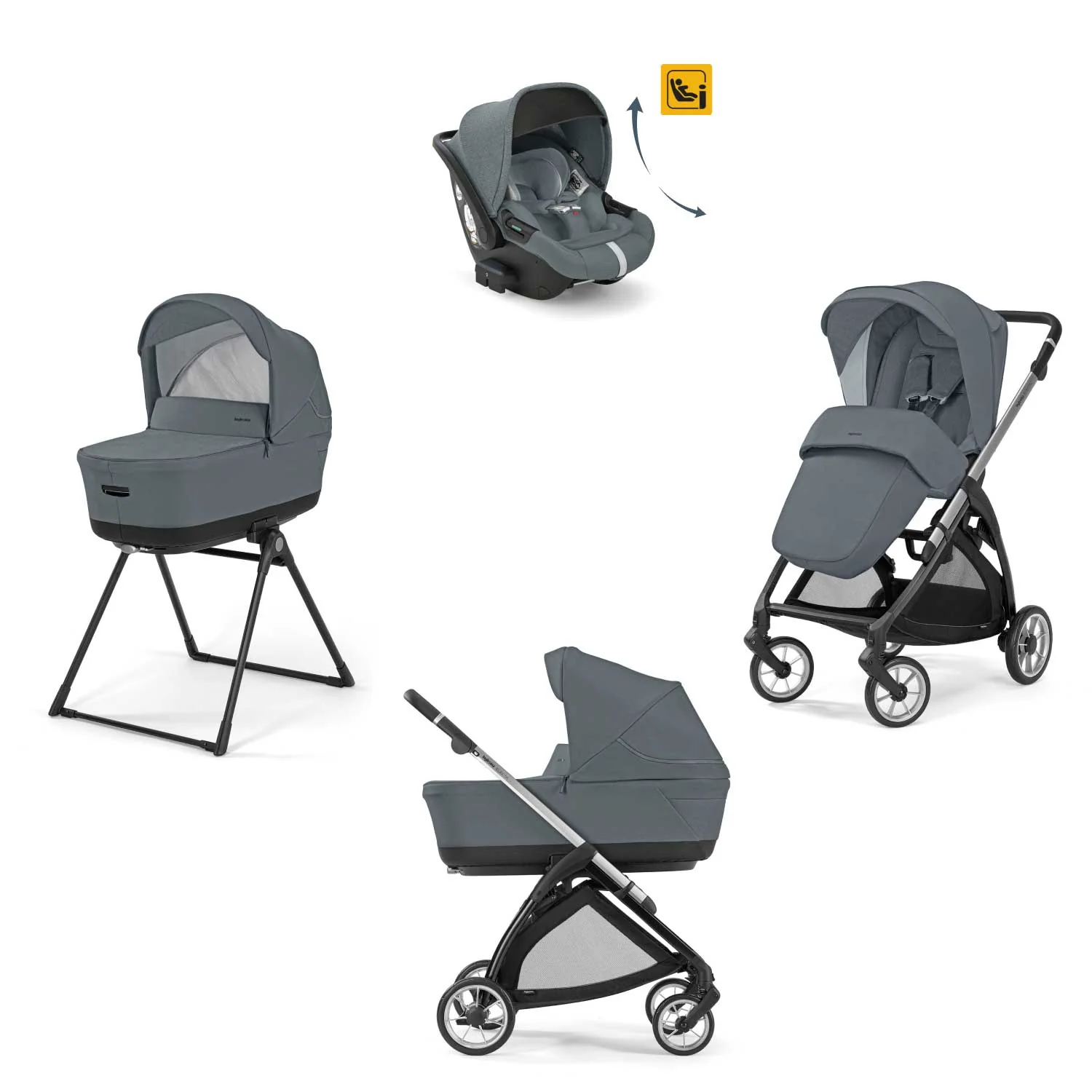 Inglesina - Trio Electa Con Seggiolino Auto Darwin Isize Recline - Image 20
