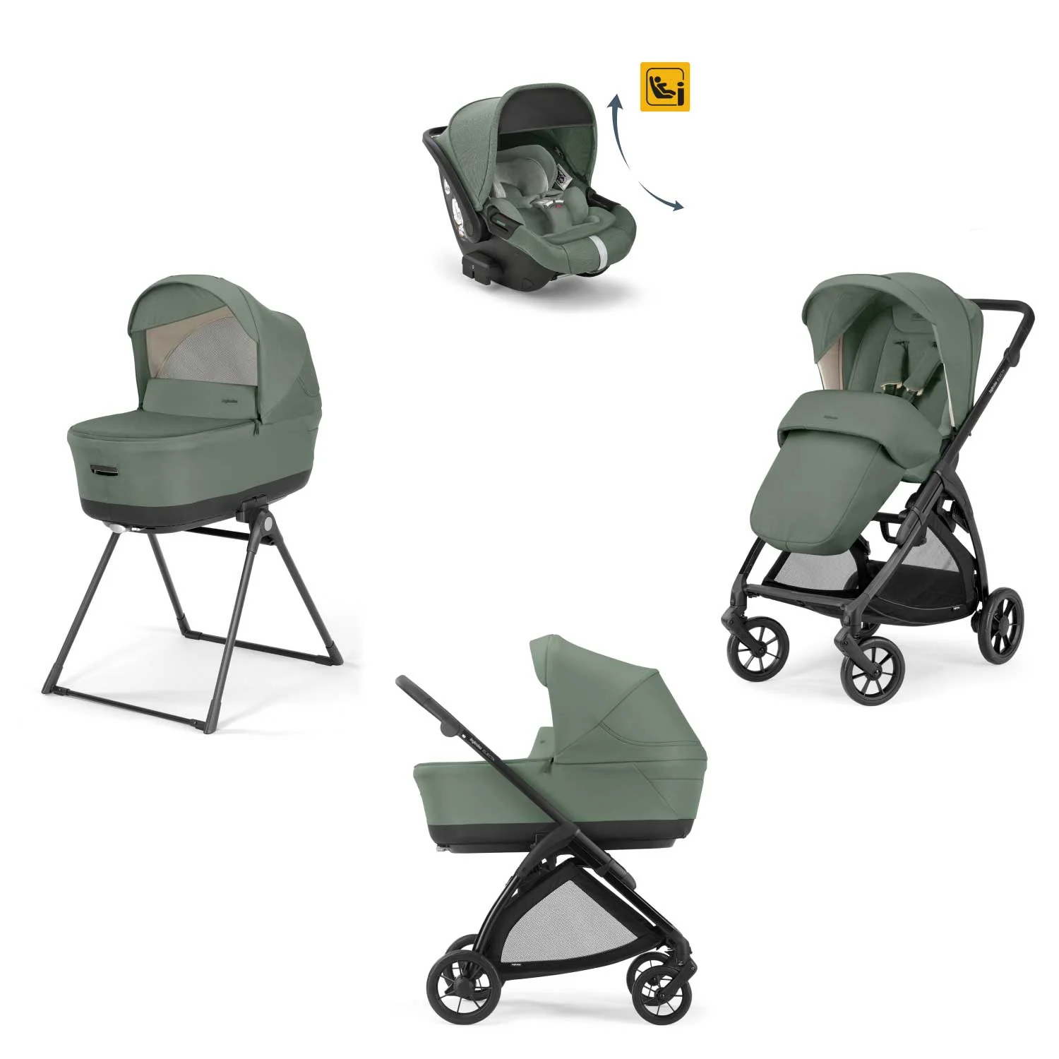 Inglesina - Trio Electa Con Seggiolino Auto Darwin Isize Recline - Image 22