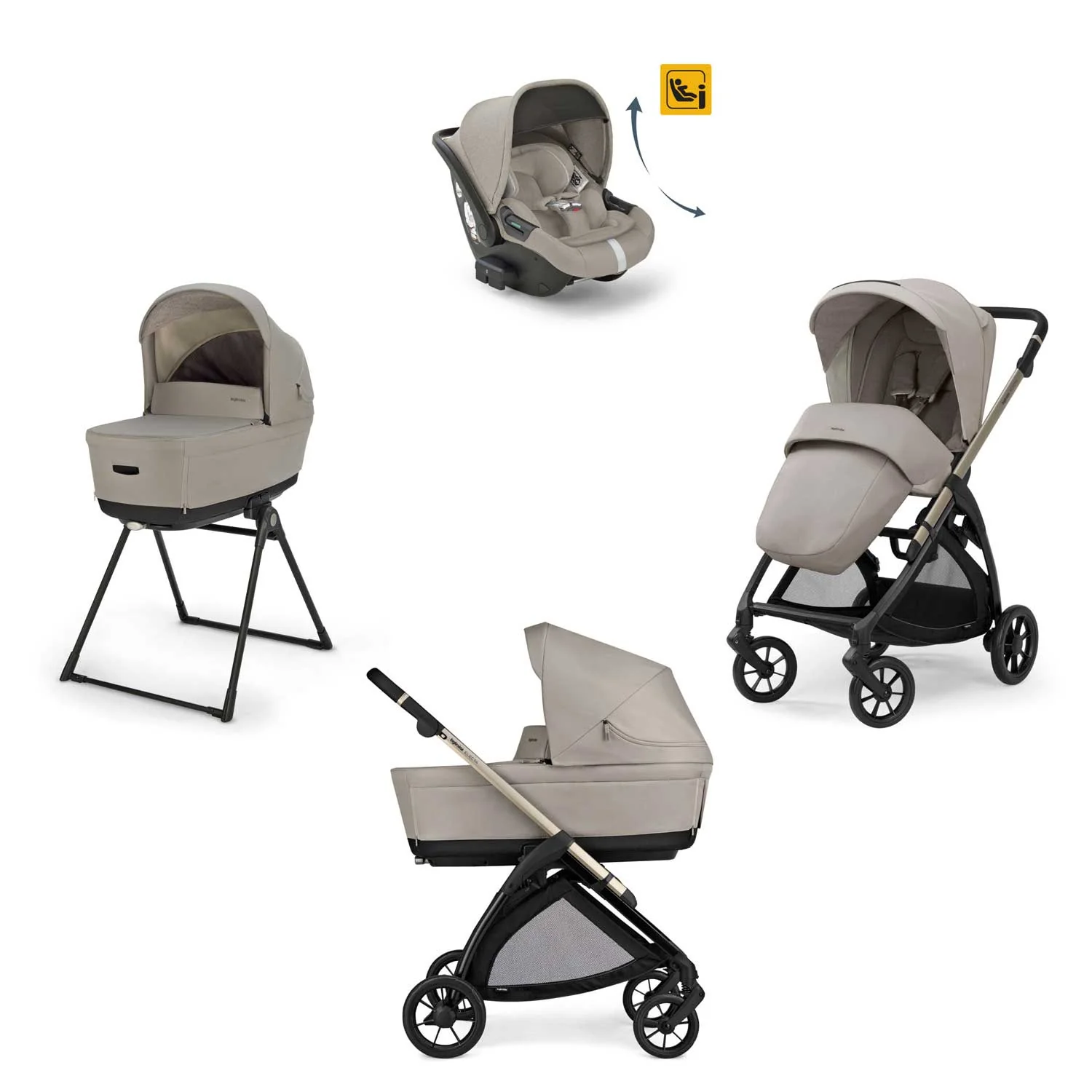 Inglesina - Trio Electa Con Seggiolino Auto Darwin Isize Recline - Image 23