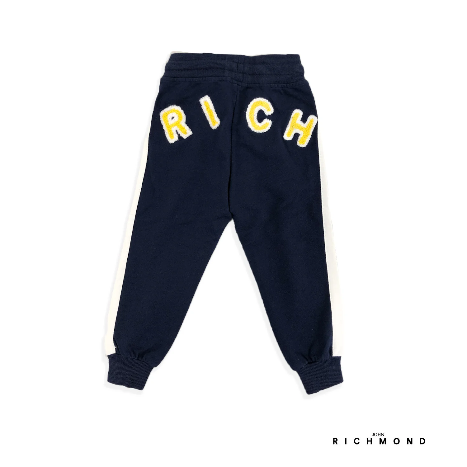 John Richmond - Pantaloni Orsonwells Blu/Bianco - Image 2