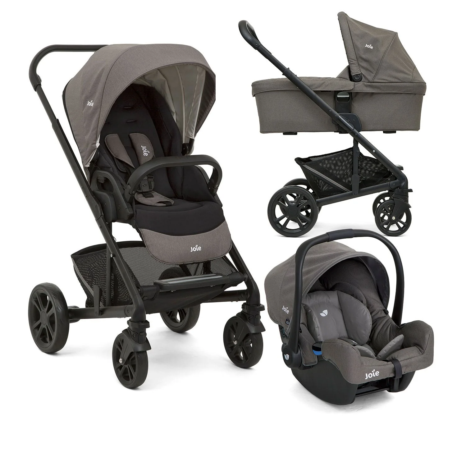 Joie - Trio completo Chrome con ovetto ISnug