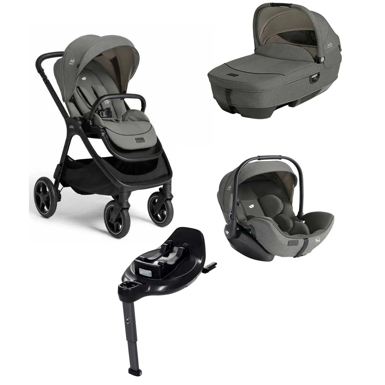 Joie - Trio Con Passeggino Finiti +Navicella Calmi + S.A. I Level Recline + Base Omaggio - Image 10